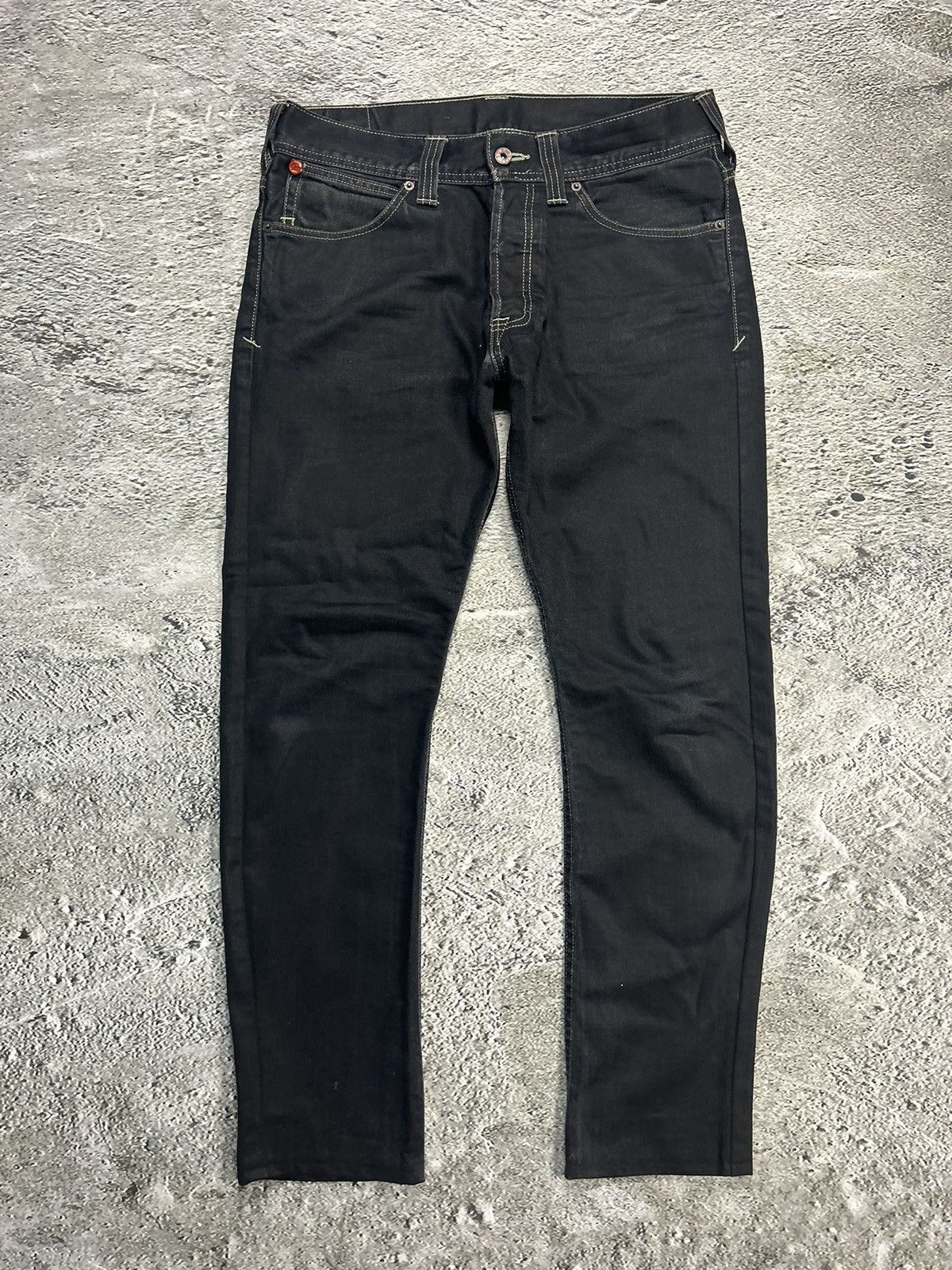 Evisu Evisu x Puma vintage black jeans seagulls Y2K Size US 34 / EU 50 - 4 Thumbnail