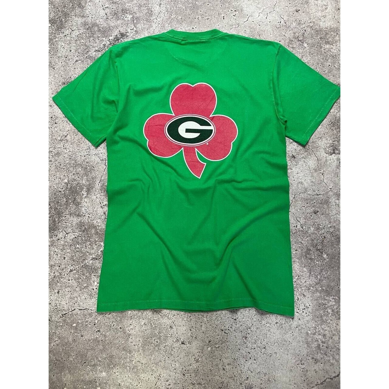 Champion × Vintage Vintage Georgia Bulldogs Shamrock T-Shirt Green Champion Size US M / EU 48-50 / 2 - 2 Thumbnail