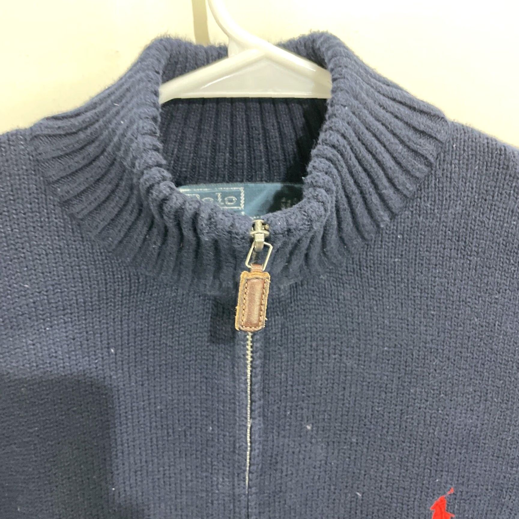 Polo Ralph Lauren Polo Ralph Lauren Sweater 1/4 Zip Shirt Men XL Blue Size US XL / EU 56 / 4 - 3 Thumbnail