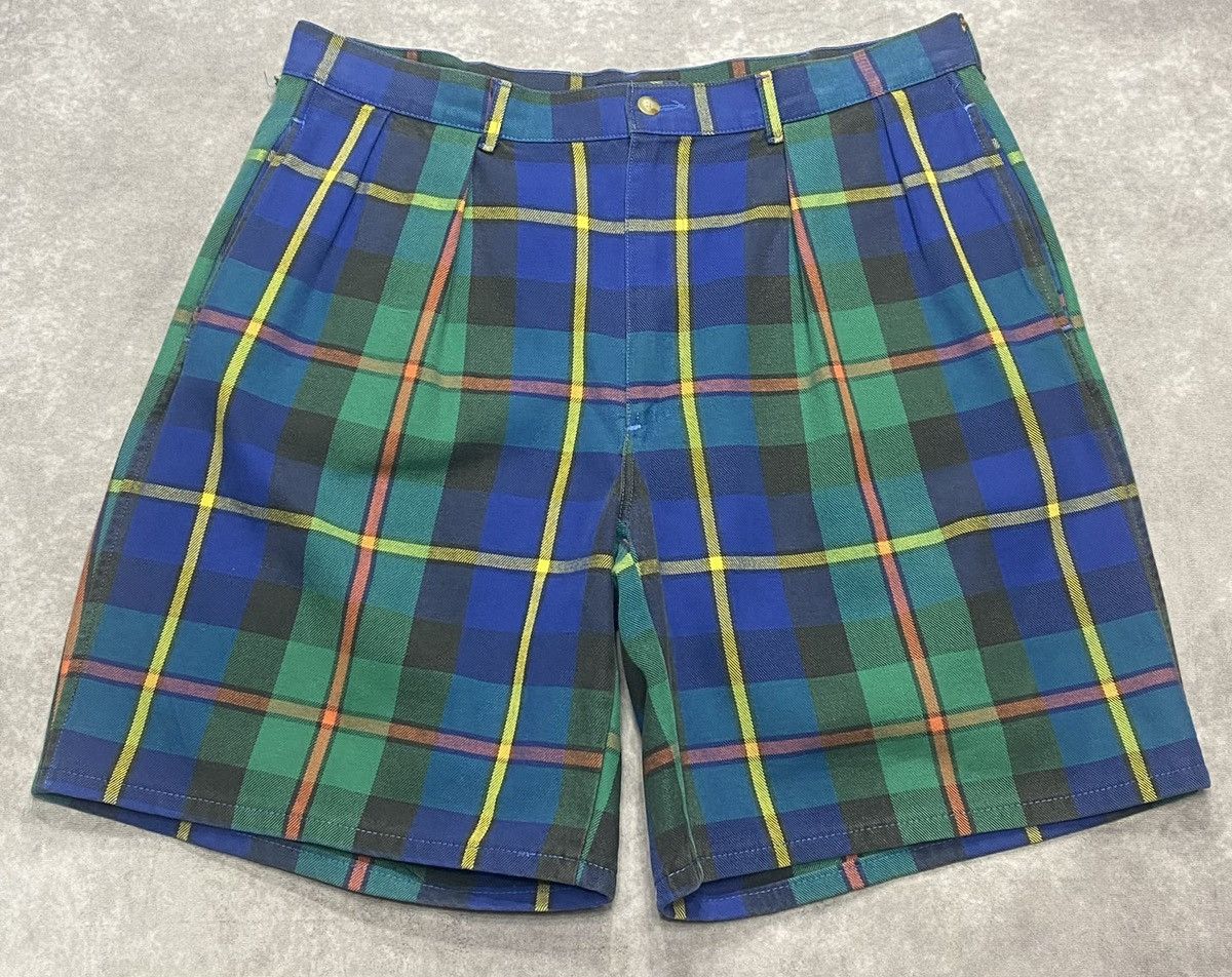 Polo Ralph Lauren 90’s Vintage Polo Ralph Lauren Plaid Shorts Size US 36 / EU 52 - 1 Thumbnail