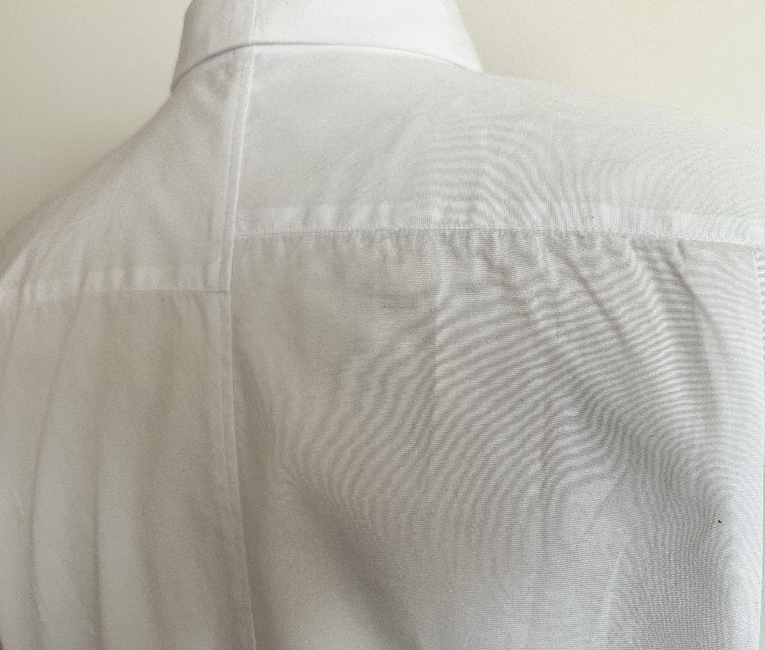 Comme des Garcons Homme Plus Two Halves White Shirt L Size US L / EU 52-54 / 3 - 5 Thumbnail