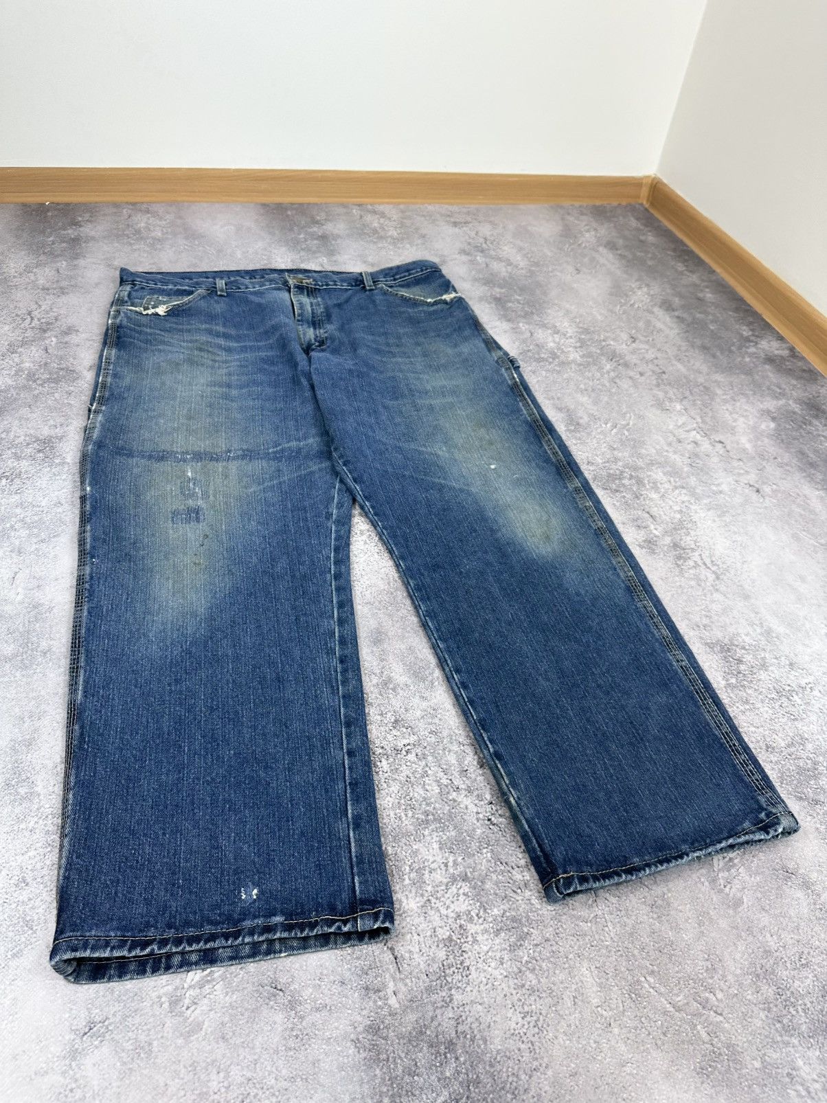 Dickies Vintage Dickies USA Denim Carpenter Baggy Y2K Work Pants Size US 40 / EU 56 - 9 Thumbnail