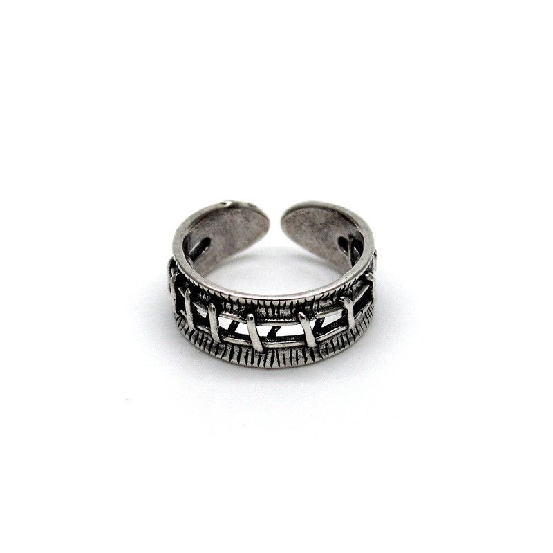 Jewelry × Vintage Resizable Retro Wound Stitches Ring Size ONE SIZE - 3 Thumbnail