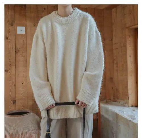 VIBE Gray Knit Sweater Size US L / EU 52-54 / 3 - 5 Thumbnail