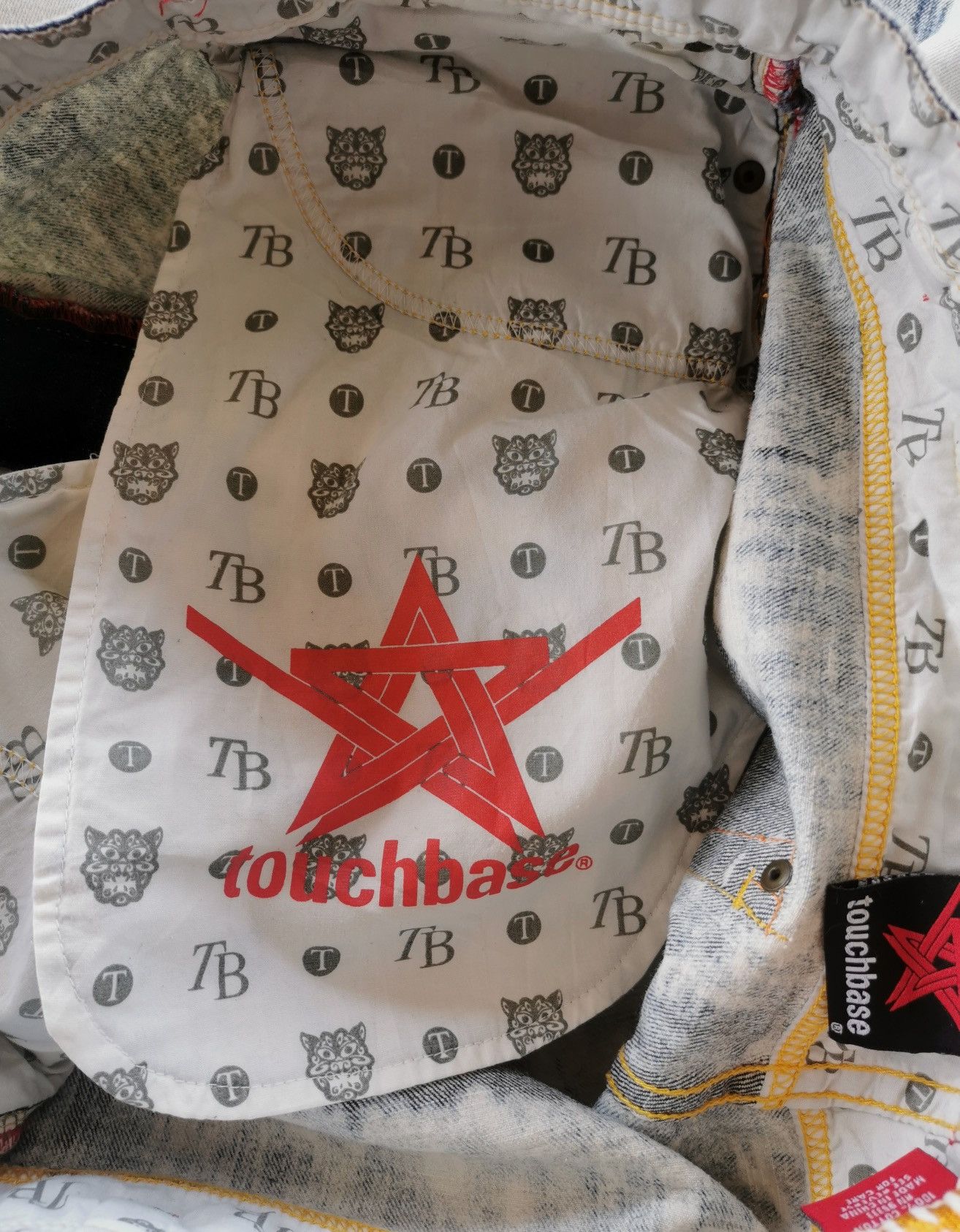 Ecko Unltd. Baggy Touchbase Style 935 White Denim Jeans Size US 36 / EU 52 - 11 Thumbnail