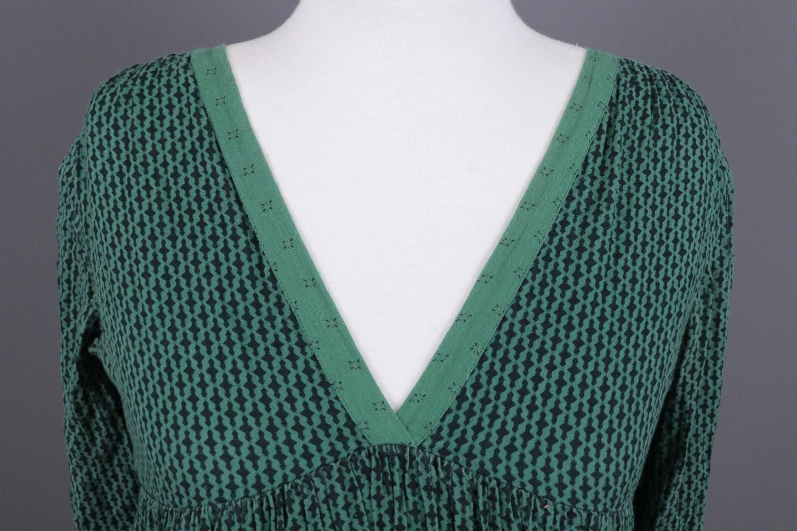 Wilkes Bashford BA&SH Tanja Green Lagenlook Relaxed Dress Size 0 / XS Size XS / US 0-2 / IT 36-38 - 4 Thumbnail