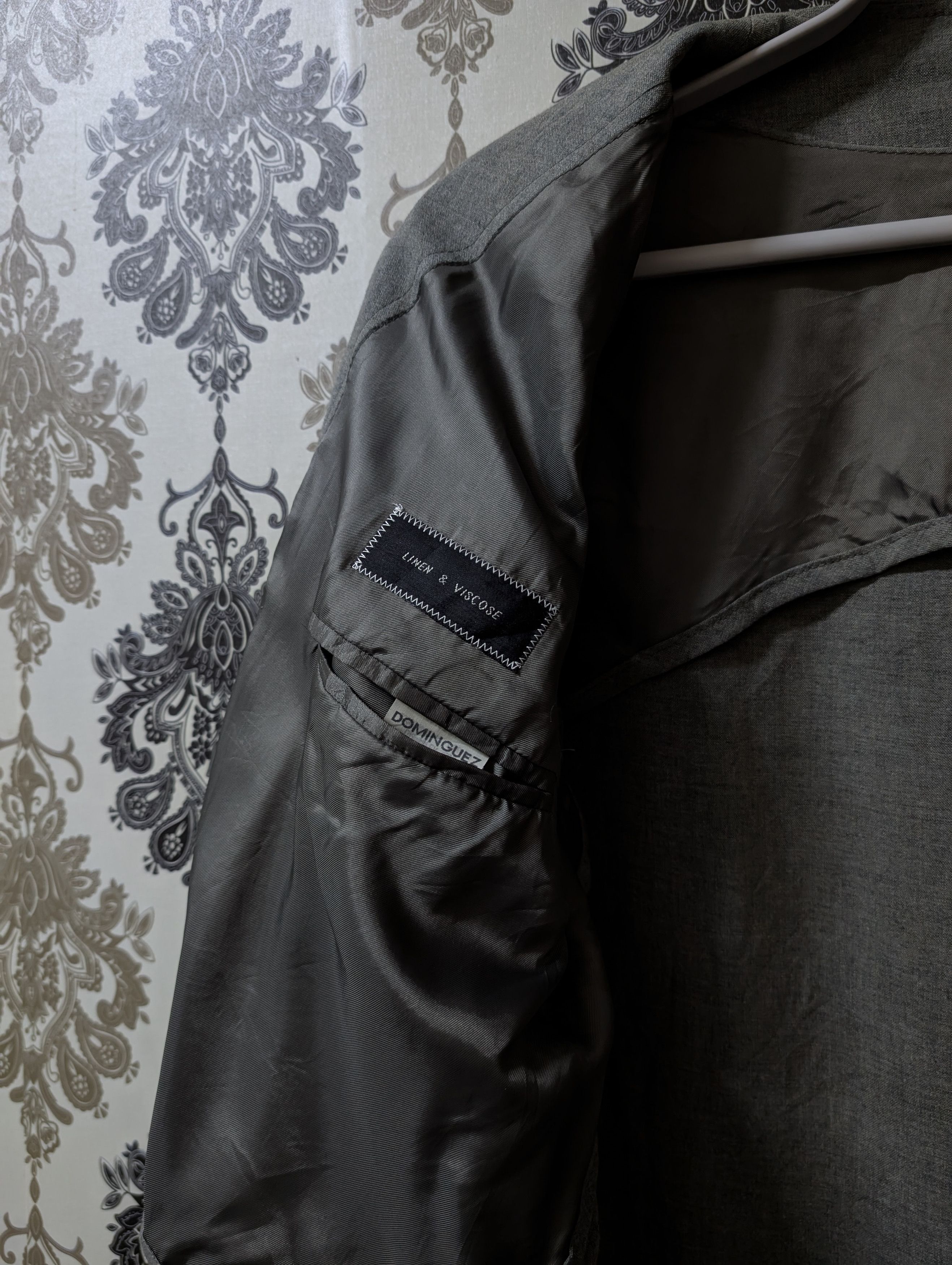 Adolfo Dominguez Vintage Adolfo Dominguez Collarless Linen Rustic Chore Coat Size US S / EU 44-46 / 1 - 9 Thumbnail