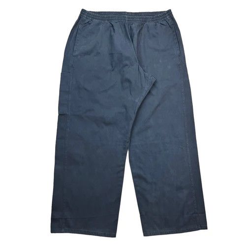 Gap YEEZY X GAP NAVY UNRELEASED SATEEN CARGO PANTS - BLUE | Grailed