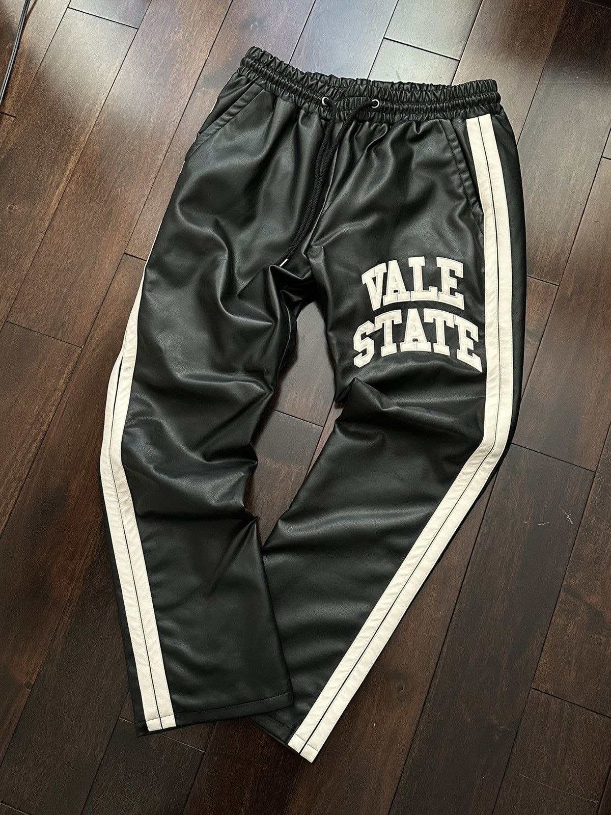 Vale Vale Rare Leather Trackpants Size US 30 / EU 46 - 1 Thumbnail