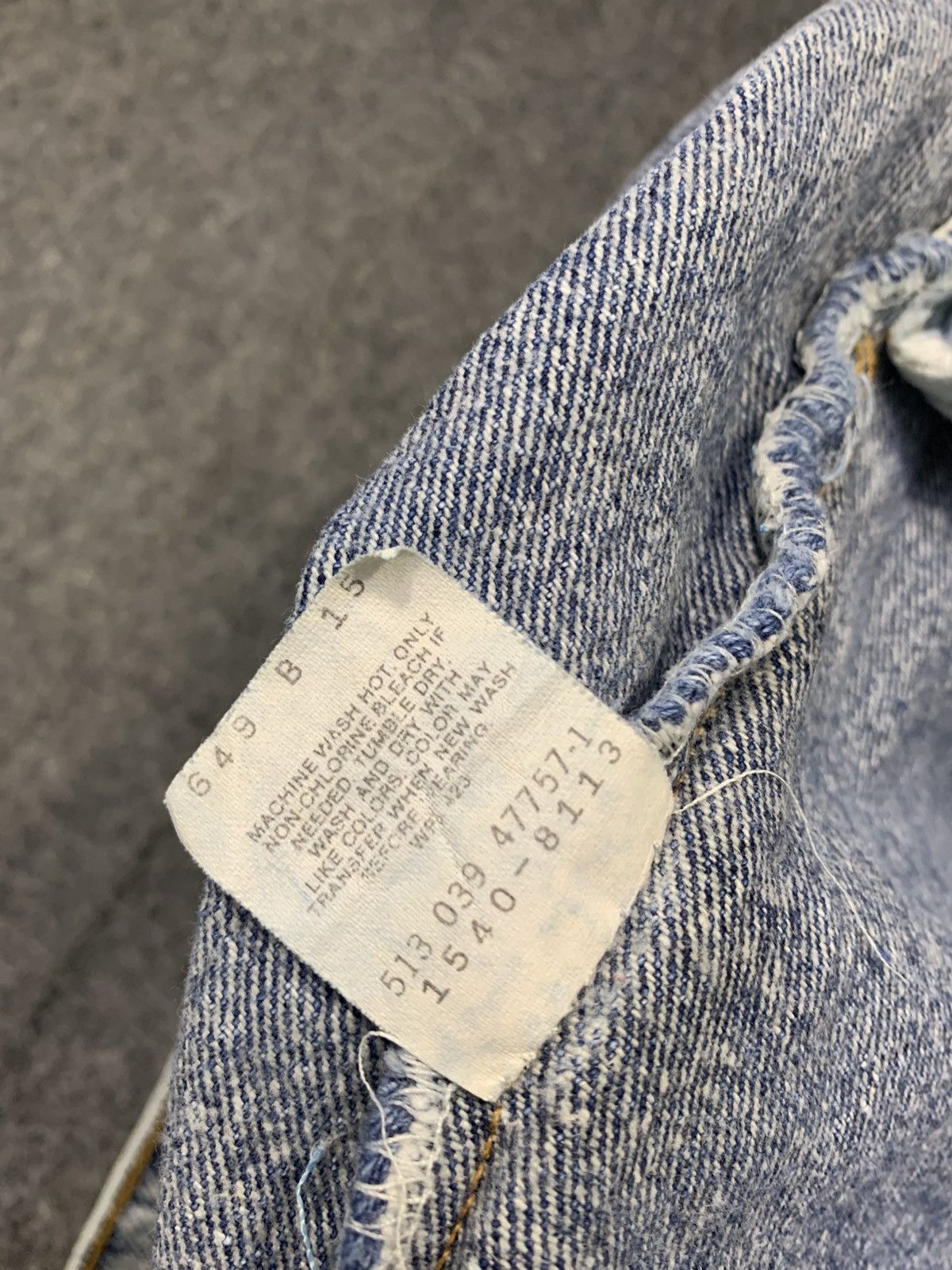 Levi's Levis Strauss Lot 540 Denim Jeans Straight Cut Baggy Style Size US 44 / EU 60 - 10 Thumbnail