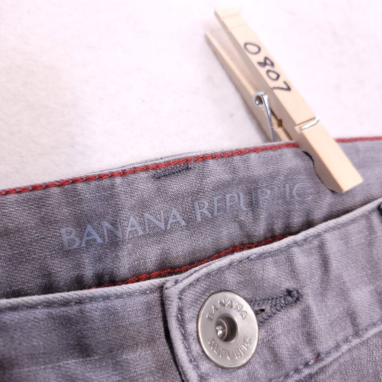 Banana Republic Banana Republic Casual Light Wash Jeans Womens Size 27 Gray Size 30" / US 8 / IT 44 - 4 Thumbnail