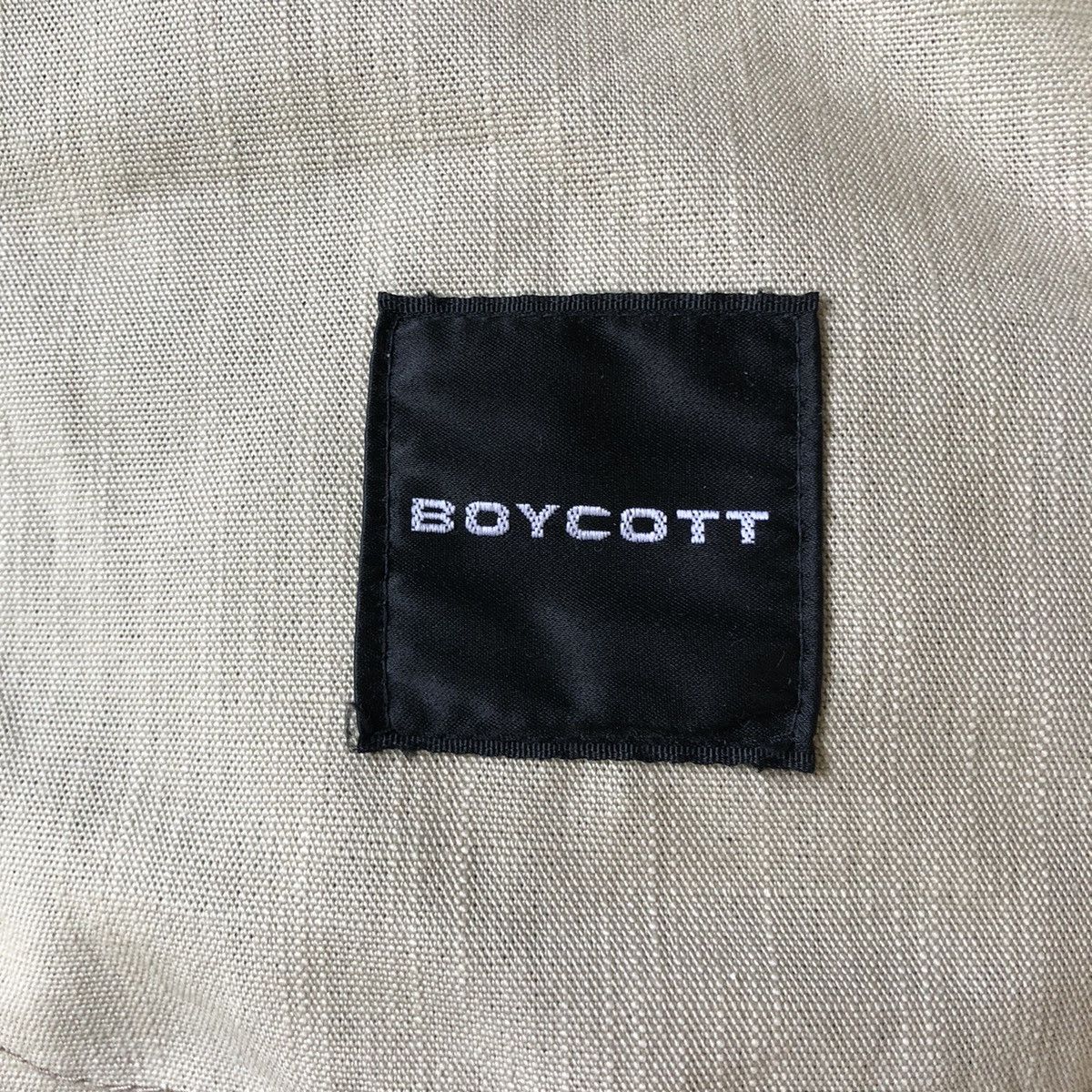 Boycott × Japanese Brand BOYCOTT Japan Military Style Double Layer Collar Jacket Size US S / EU 44-46 / 1 - 12 Thumbnail