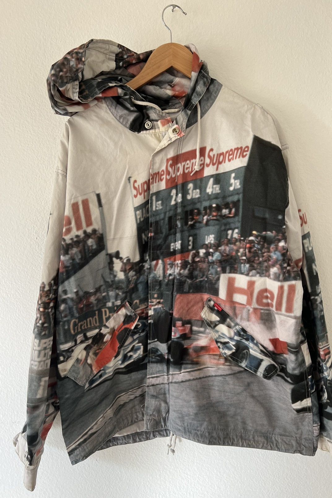 Supreme Supreme grand prix parka size large | Grailed