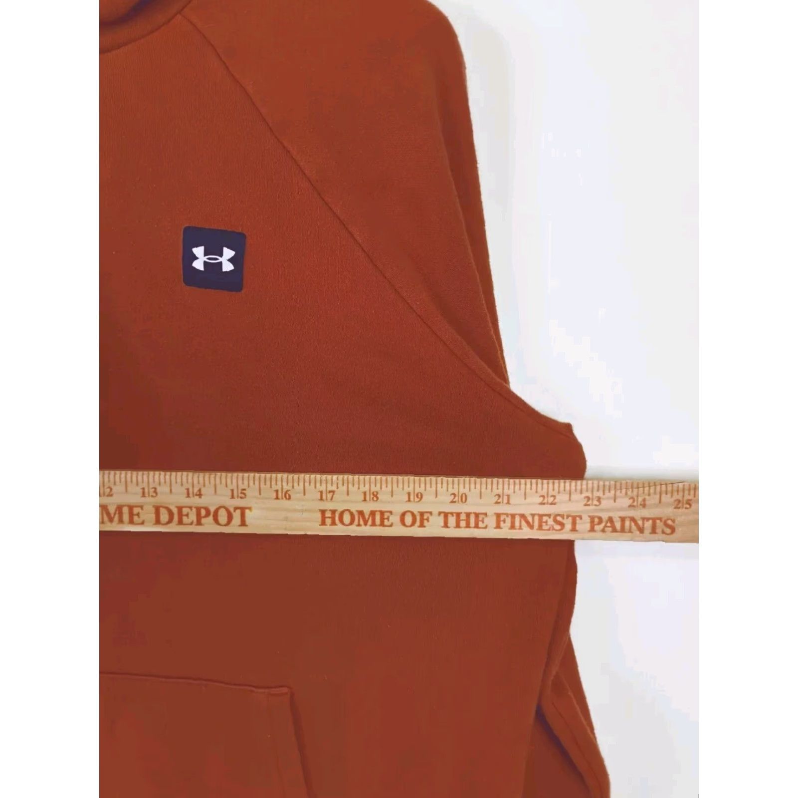 Under Armour Under Armour Hoodie Pullover Mens Medium Orange Long Sleeve Sweatshirt Size US M / EU 48-50 / 2 - 5 Thumbnail