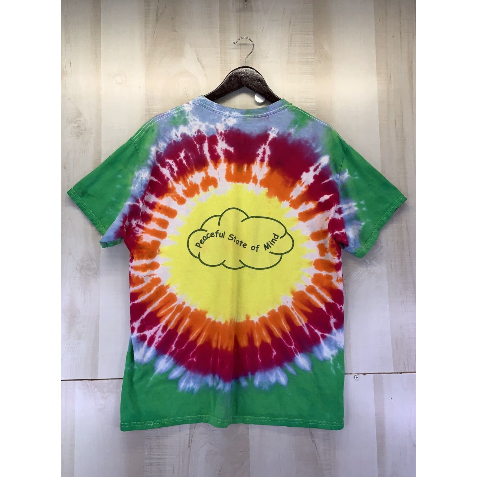 Gildan VINTAGE 90s Greatful Dead Steal Your Face-CJ Camp Mens Tie Dyed Large Shirt-8133 Size US L / EU 52-54 / 3 - 6 Thumbnail