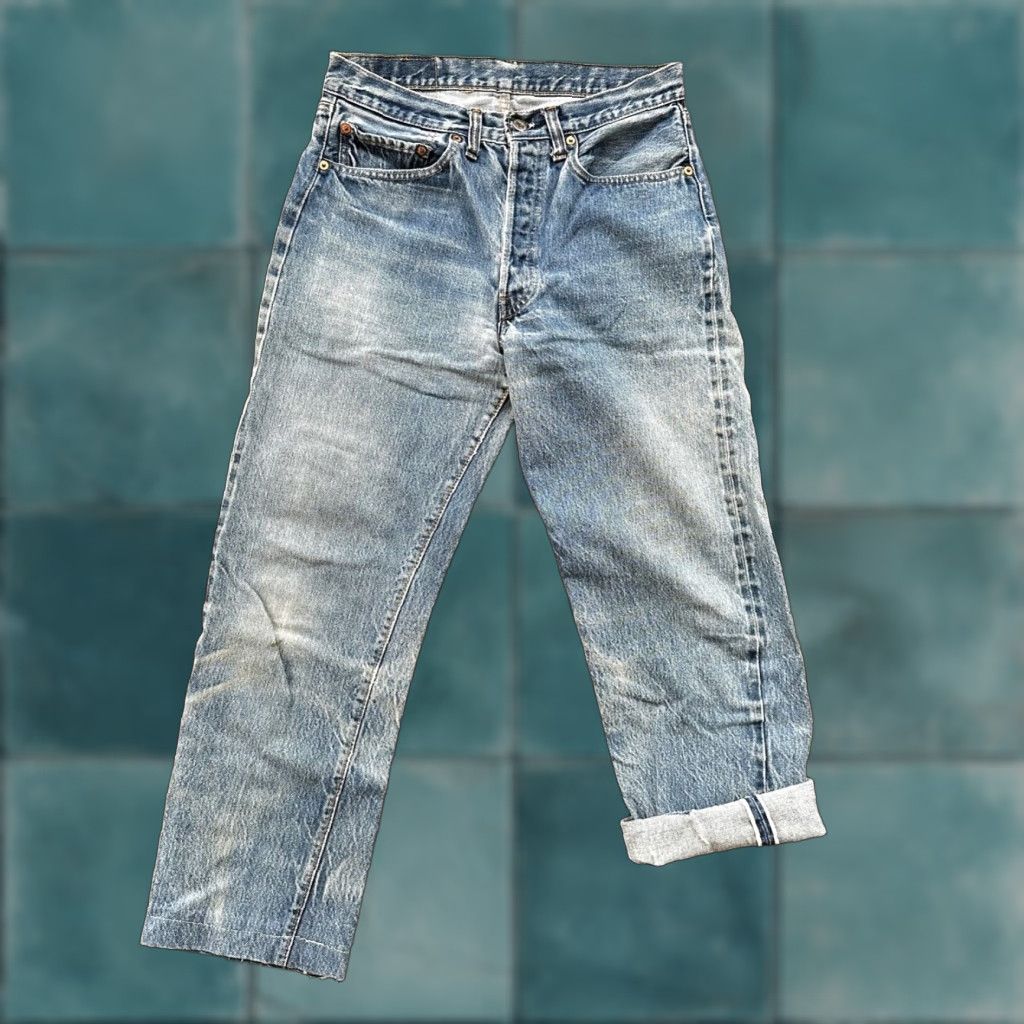 Levi's VINTAGE Levi's 501 XX Jeans Men's Regular Fit Straight 80s 70s USA Light Denim 32x34 Size US 32 / EU 48 - 1 Thumbnail