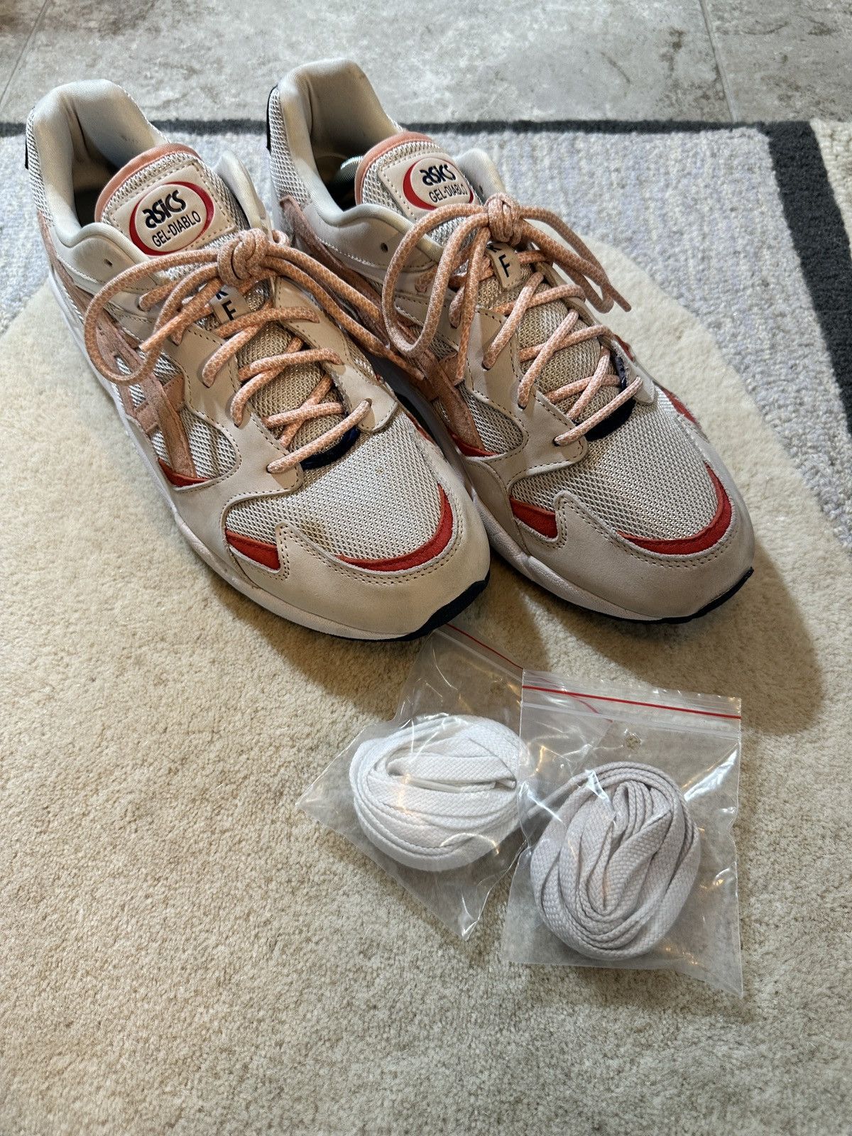 Asics × Kith × Ronnie Fieg Ronnie Fieg x Asics Gel Diablo ‘Volcano 2.0’ - Size 10.5 Size US 10.5 / EU 43-44 - 14 Thumbnail