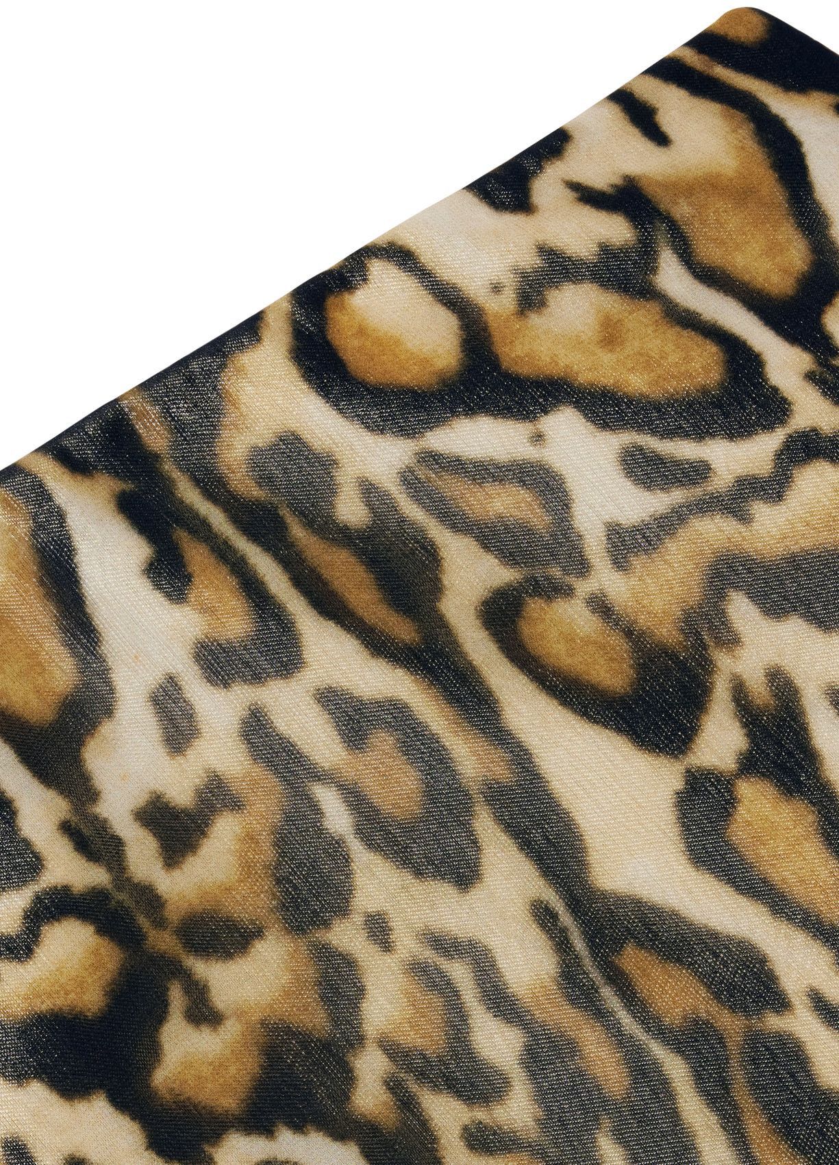 Celine o1w1db10824 Hobble Skirt in Silk Georgette in Leopard Size 28" / US 6 / IT 42 - 3 Thumbnail