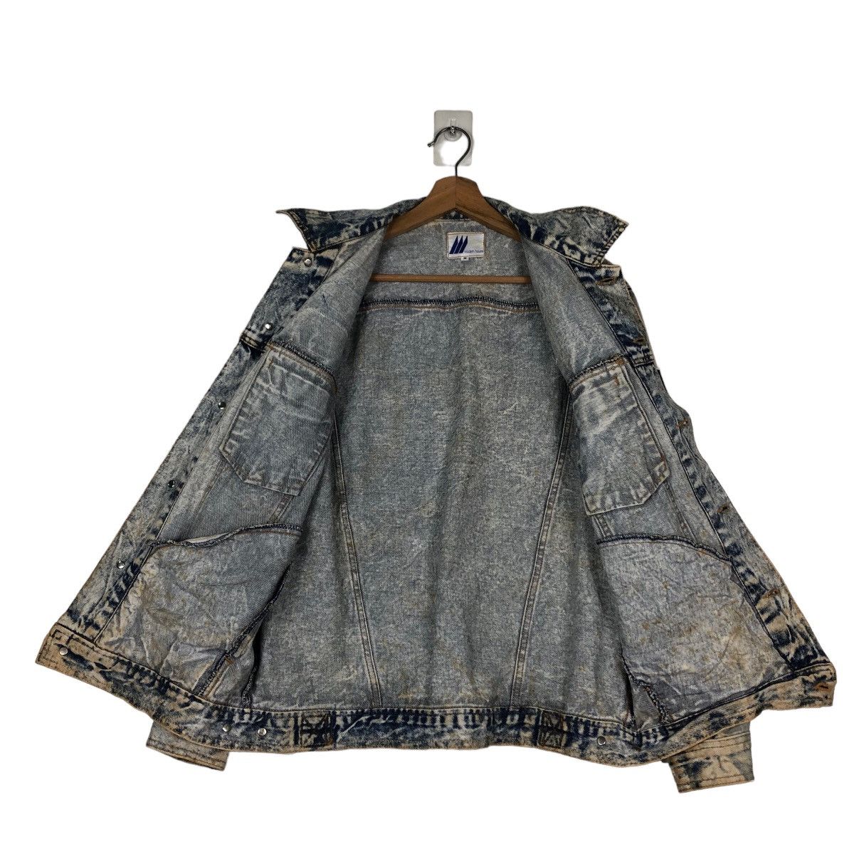 Japanese Brand 🔥Vintage Trucker Denim Jacket Biker Modern House Japan Size US M / EU 48-50 / 2 - 17 Thumbnail