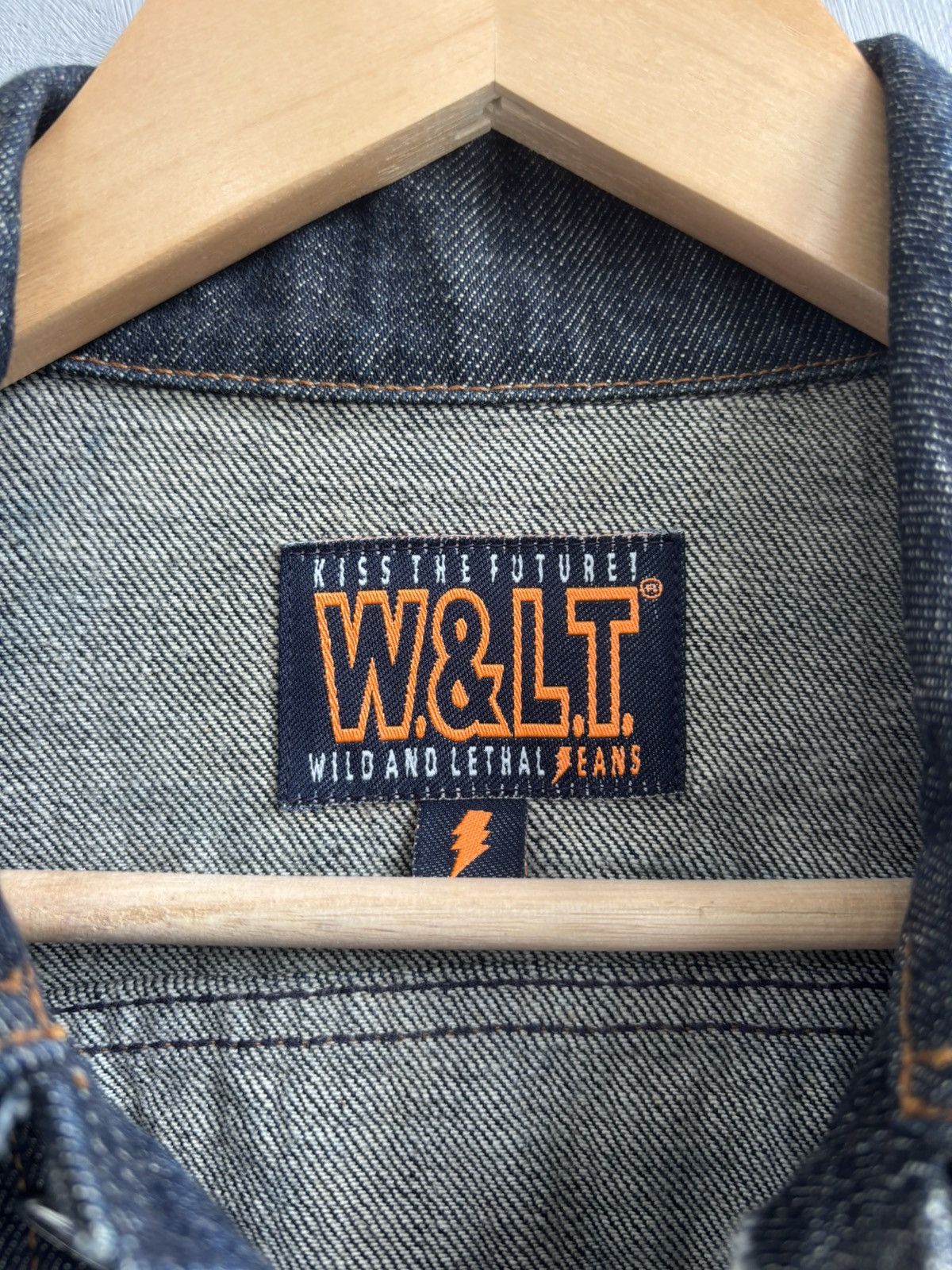 W&LT W&LT 90s raw denim bolts jacket Size US M / EU 48-50 / 2 - 10 Thumbnail