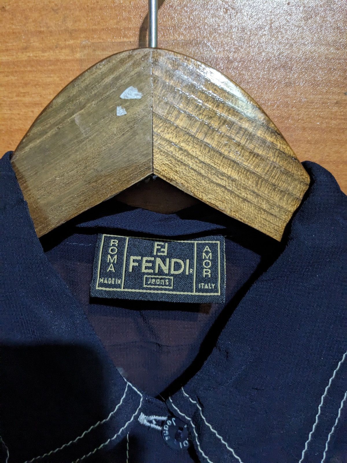 Fendi FENDI VISCOSE BLOUSE DOUBLE LAYER Size M / US 6-8 / IT 42-44 - 3 Thumbnail