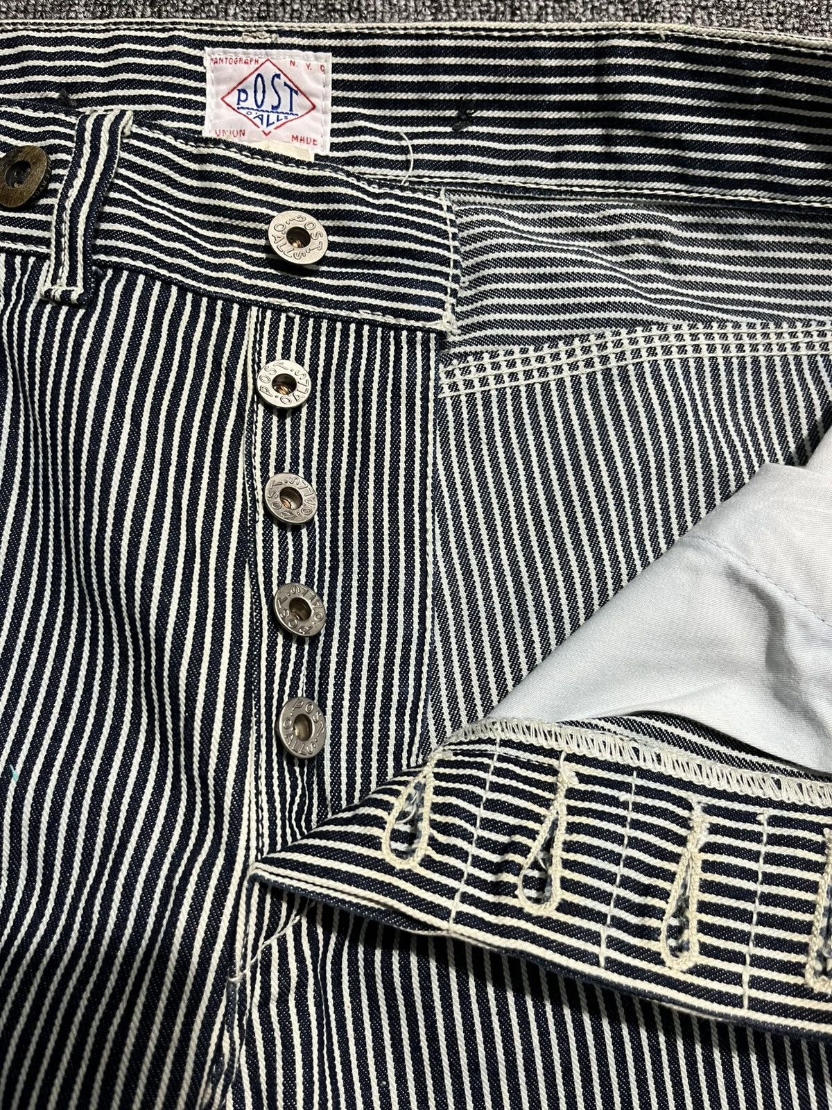 Post Overalls post overall's stripe wabash pants Size US 31 - 5 Thumbnail