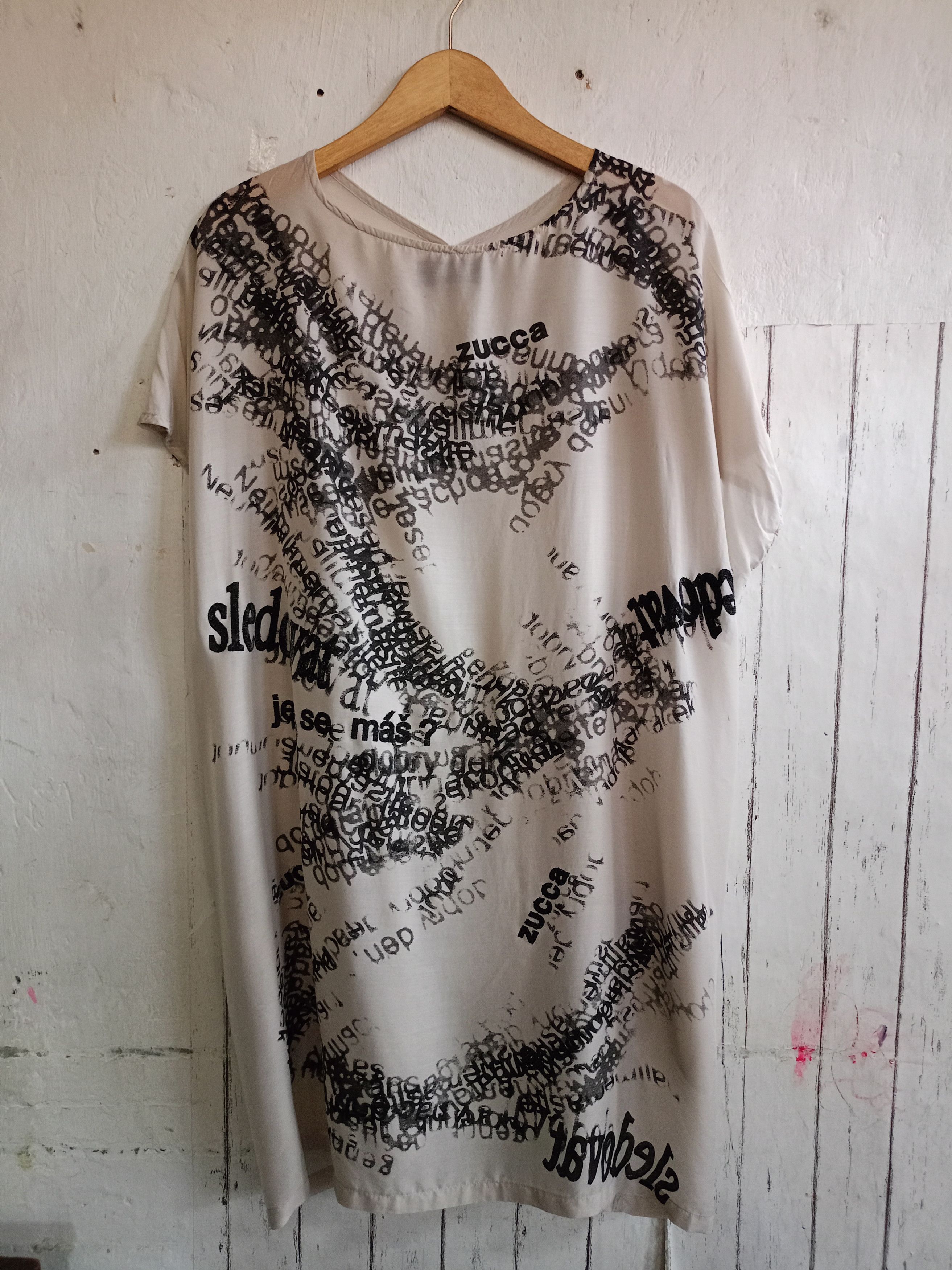 Issey Miyake × Japanese Brand × Zucca Zucca print Blouse Size M / US 6-8 / IT 42-44 - 1 Thumbnail