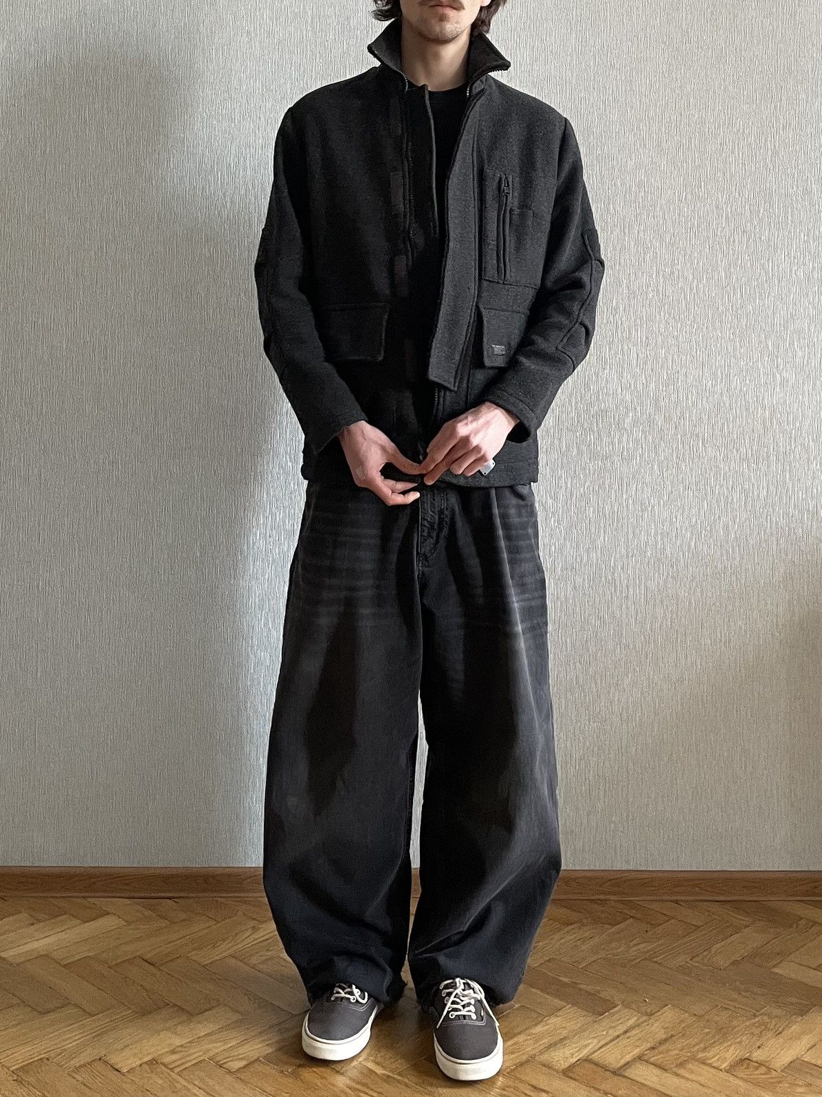 Levi's 1999 Levi’s ALL-DUTY: A Woolen 1/2 Coat Heavyweight Jacket Size US M / EU 48-50 / 2 - 5 Thumbnail