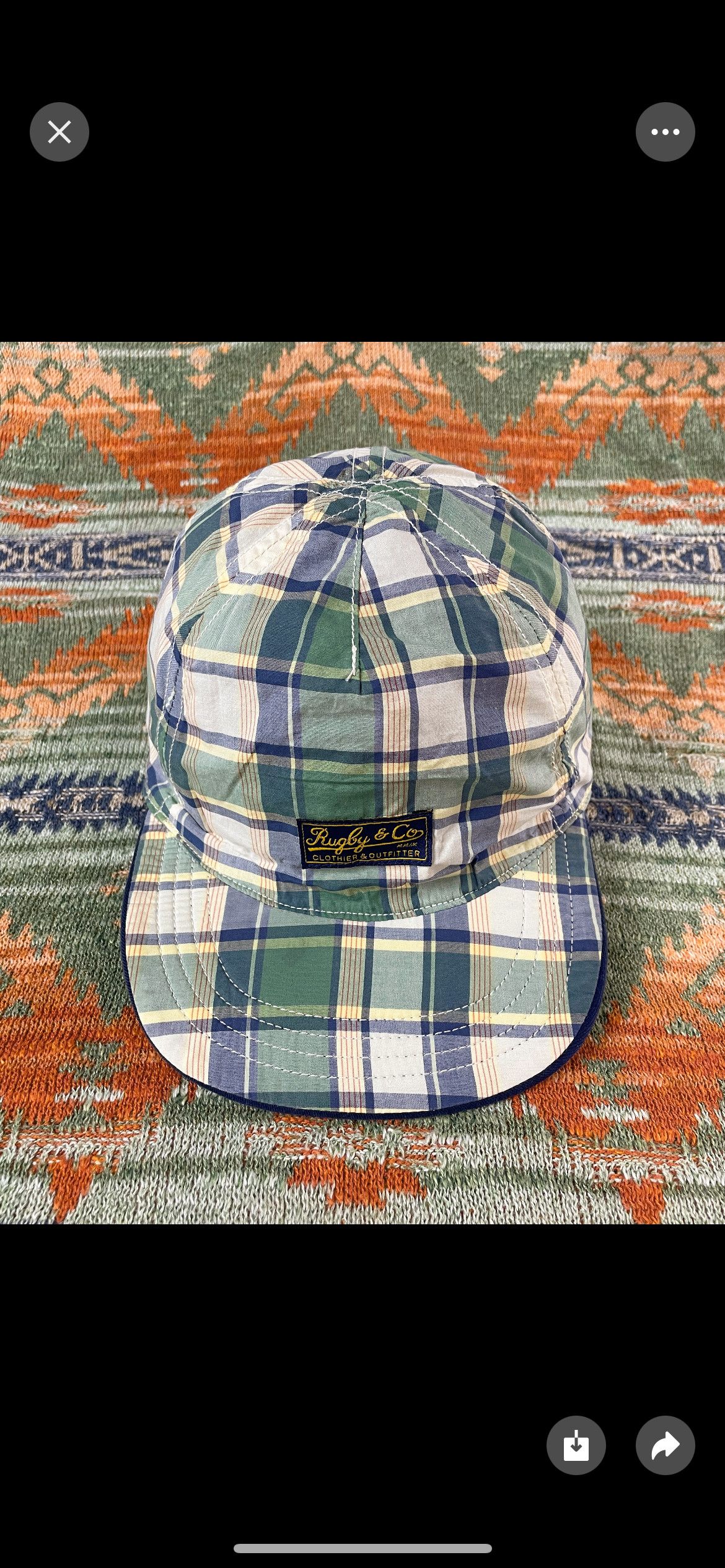 Ralph Lauren × Rugby Ralph Lauren Ralph Lauren Rugby Double-sides Soft Baseball Hat cap Size ONE SIZE - 3 Thumbnail