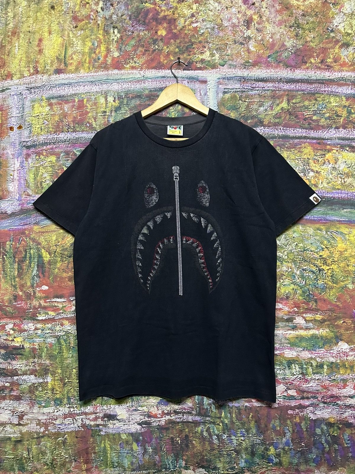 Bape Bape Shark Tee Size US L / EU 52-54 / 3 - 1 Thumbnail