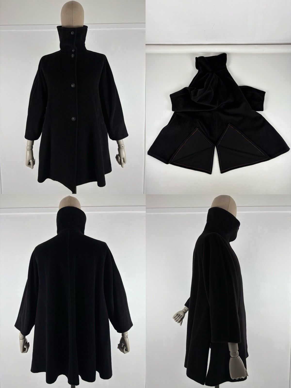 Max Mara Rare MaxMara Teddy Wool-Cashmere Oversized Beaver Long Sheepskin Coat Jacket Trench Size S / US 4 / IT 40 - 1 Thumbnail