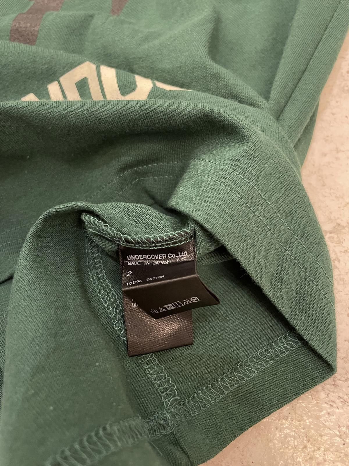 Undercover undercover green unknown tee Size US S / EU 44-46 / 1 - 5 Thumbnail
