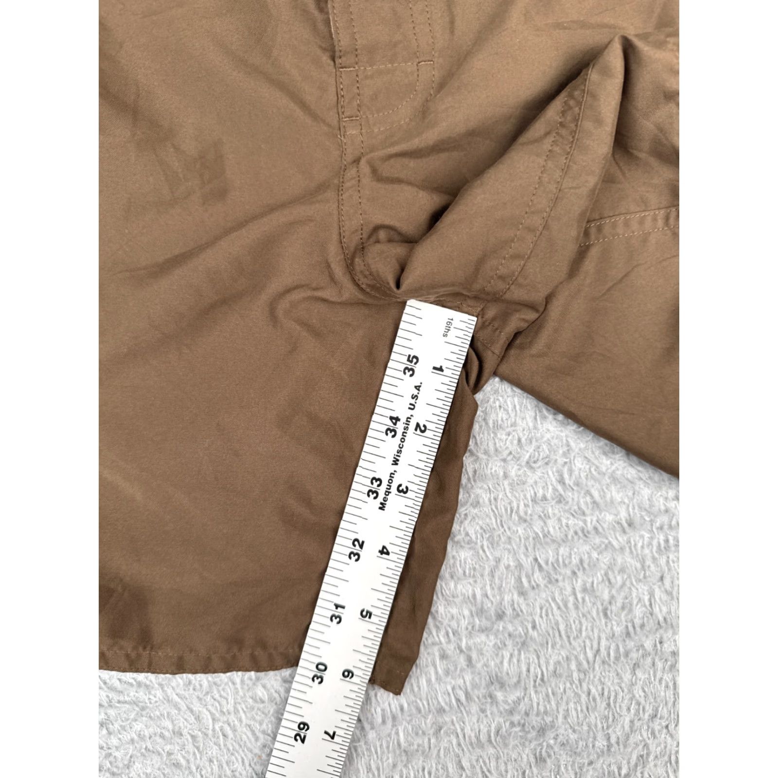 Patagonia Patagonia Women's Bottom Swim Trunks Brown 6" Cargo Boardshorts 32x6 Pockets Nylon 100% Striped Beach Surf Size ONE SIZE - 6 Thumbnail