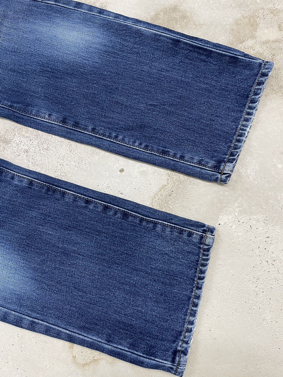 Levi's × Vintage Levis 505 Blue Washed Distressed Denim Size US 30 / EU 46 - 5 Thumbnail