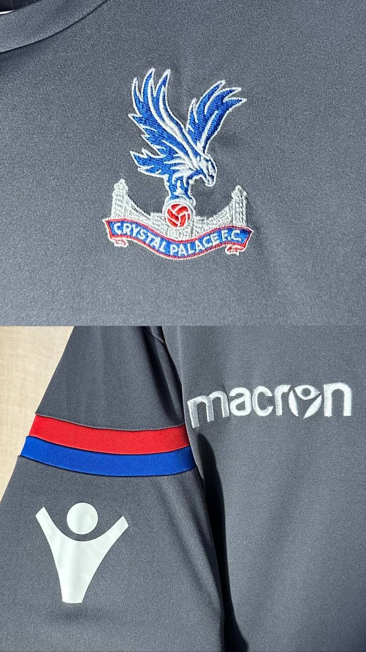 Macron CRYSTAL PALACE football shirt jersey MACRON soccer Size US L / EU 52-54 / 3 - 2 Thumbnail
