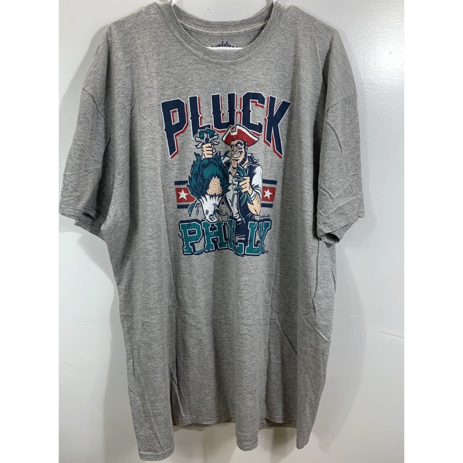 Vintage Chowdaheadz T-Shirt Gray Philly Eagles Football Graphic 3XL Men Crew Neck Short Sleeve Size US XXL / EU 58 / 5 - 3 Thumbnail