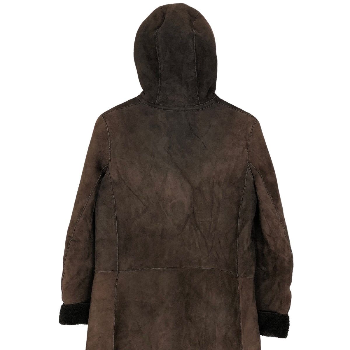 A.P.C. Vintage A.P.C. Hooded Sheepskins Shearling Leather Jacket Size S / US 4 / IT 40 - 13 Thumbnail