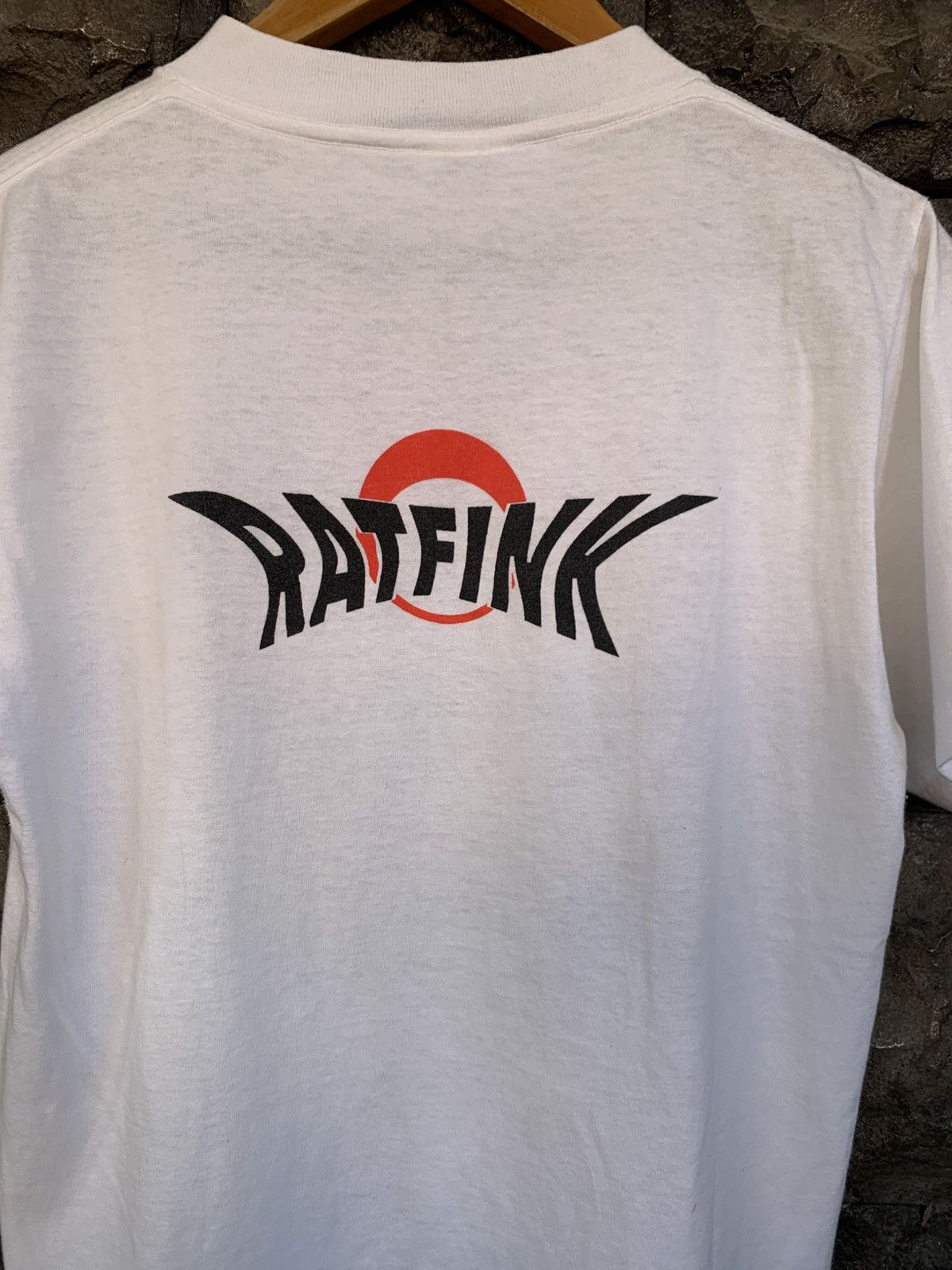 Vintage Vintage 90s Rat Fink Ed Roth Graphics T shirt Size US S / EU 44-46 / 1 - 7 Thumbnail