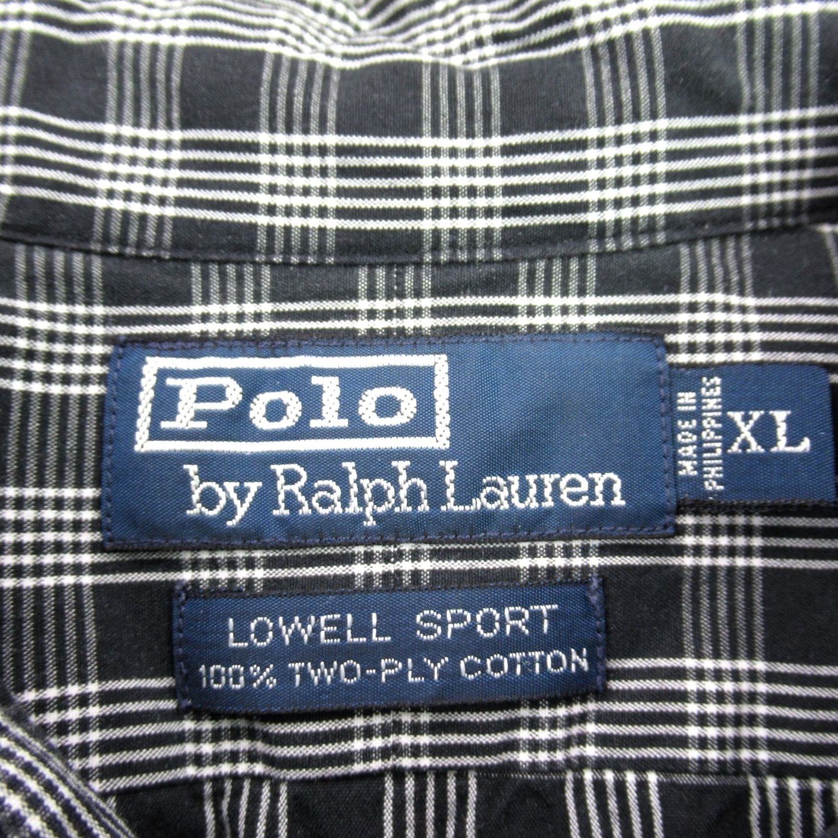Polo Ralph Lauren Polo Ralph Lauren Mens Large Black Shirt Long Sleeve Button Front Plaid Casual Size US L / EU 52-54 / 3 - 4 Thumbnail