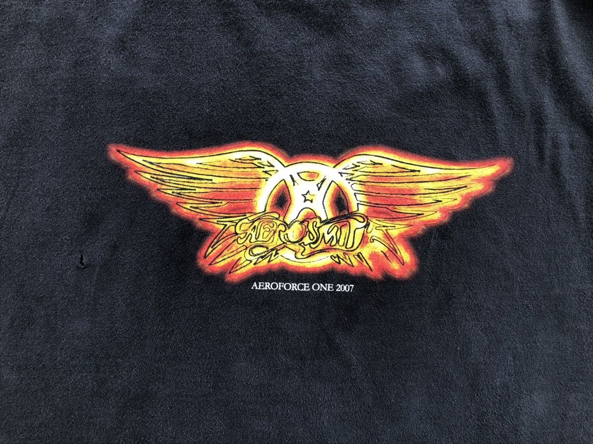 Band Tees Aerosmith Aerofoce One 2007 Size US XXL / EU 58 / 5 - 12 Thumbnail