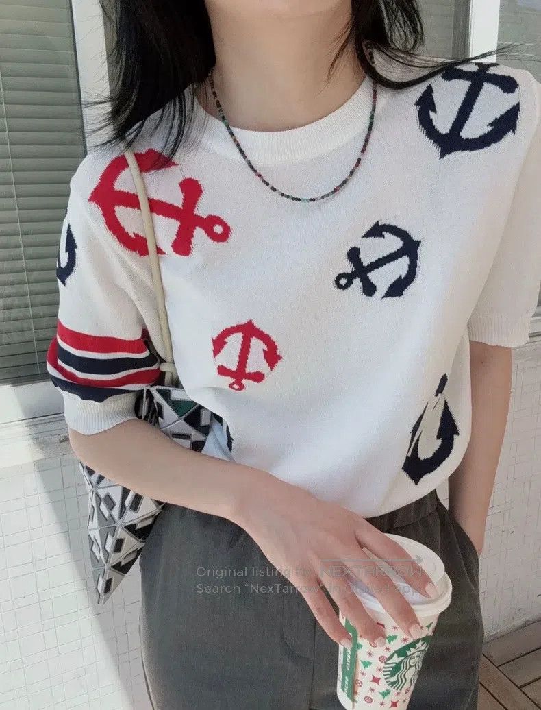 Thom Browne Thom Browne Knitted Short Sleeve Size S / US 4 / IT 40 - 1 Thumbnail