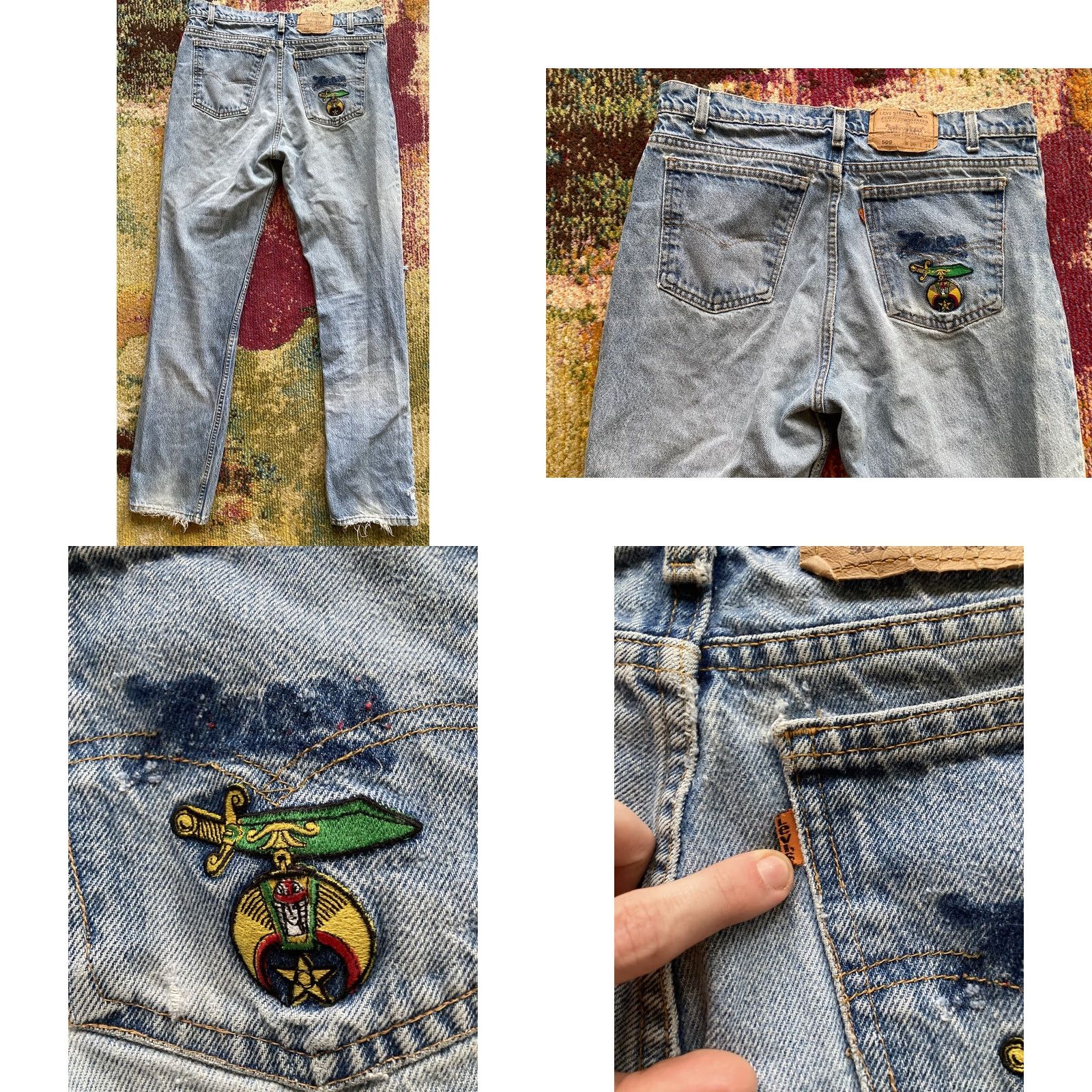 Levi's VINTAGE Levi's 509 Jeans Shirt? No—Vintage Levi's 509 Jeans Casual Men 36x34 34x32 Blue Denim USA Made 80s 90s 00s? Size US 36 / EU 52 - 9 Thumbnail