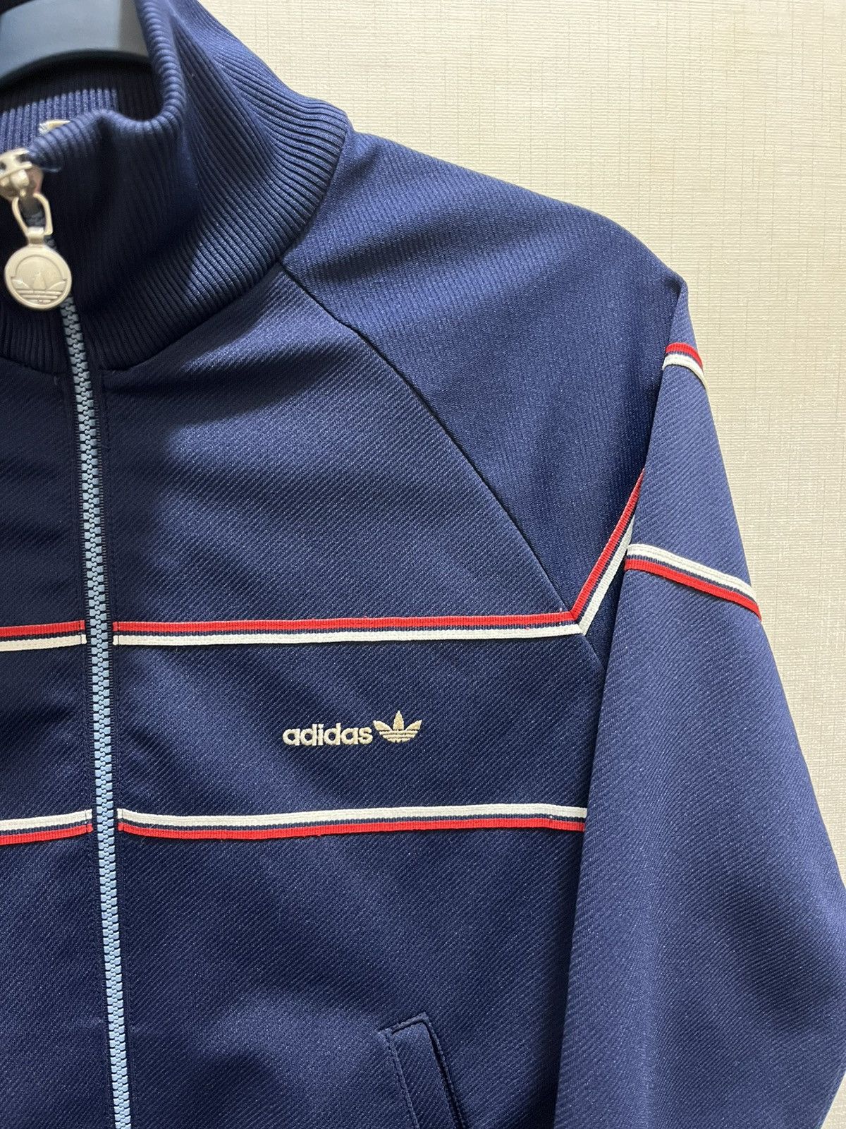 Japanese Brand × Vintage 🔥80's🔥 adidas X descent track top jpn ver Size S / US 4 / IT 40 - 2 Thumbnail
