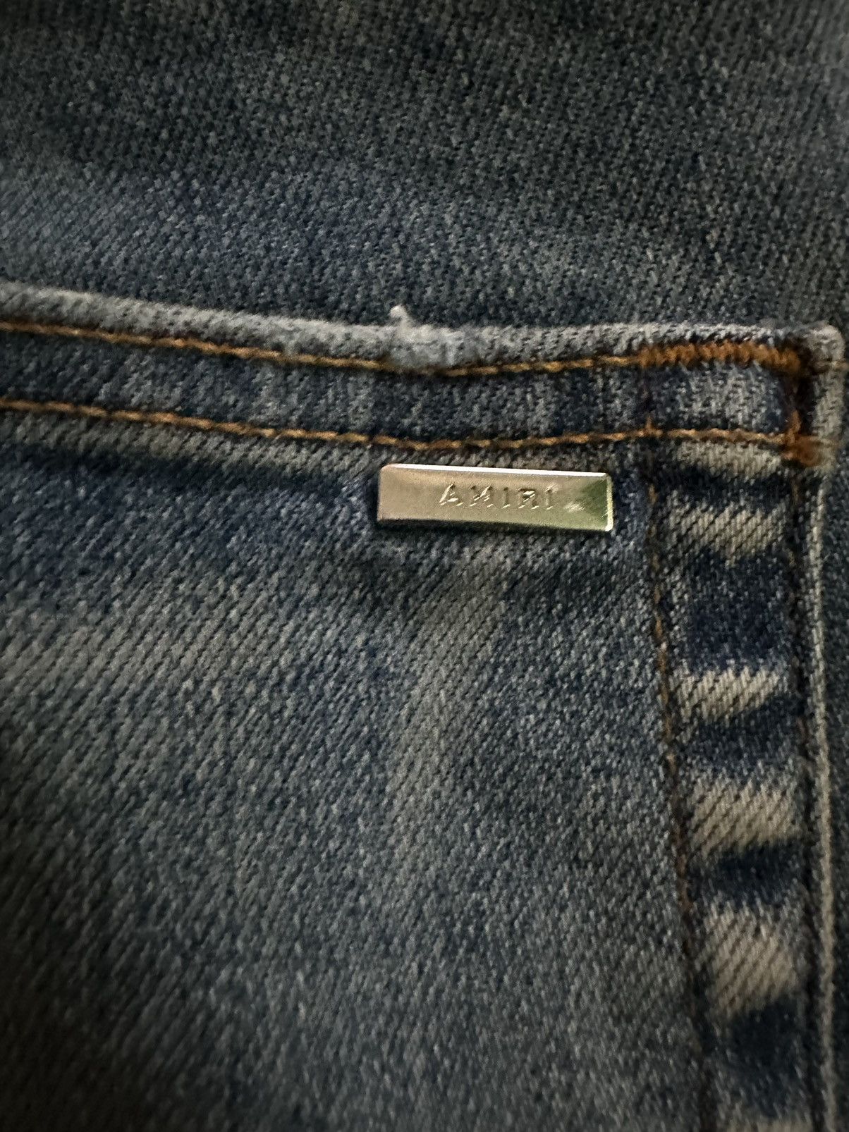 Amiri Amiri Faded Blue Jeans Size US 34 / EU 50 - 6 Thumbnail