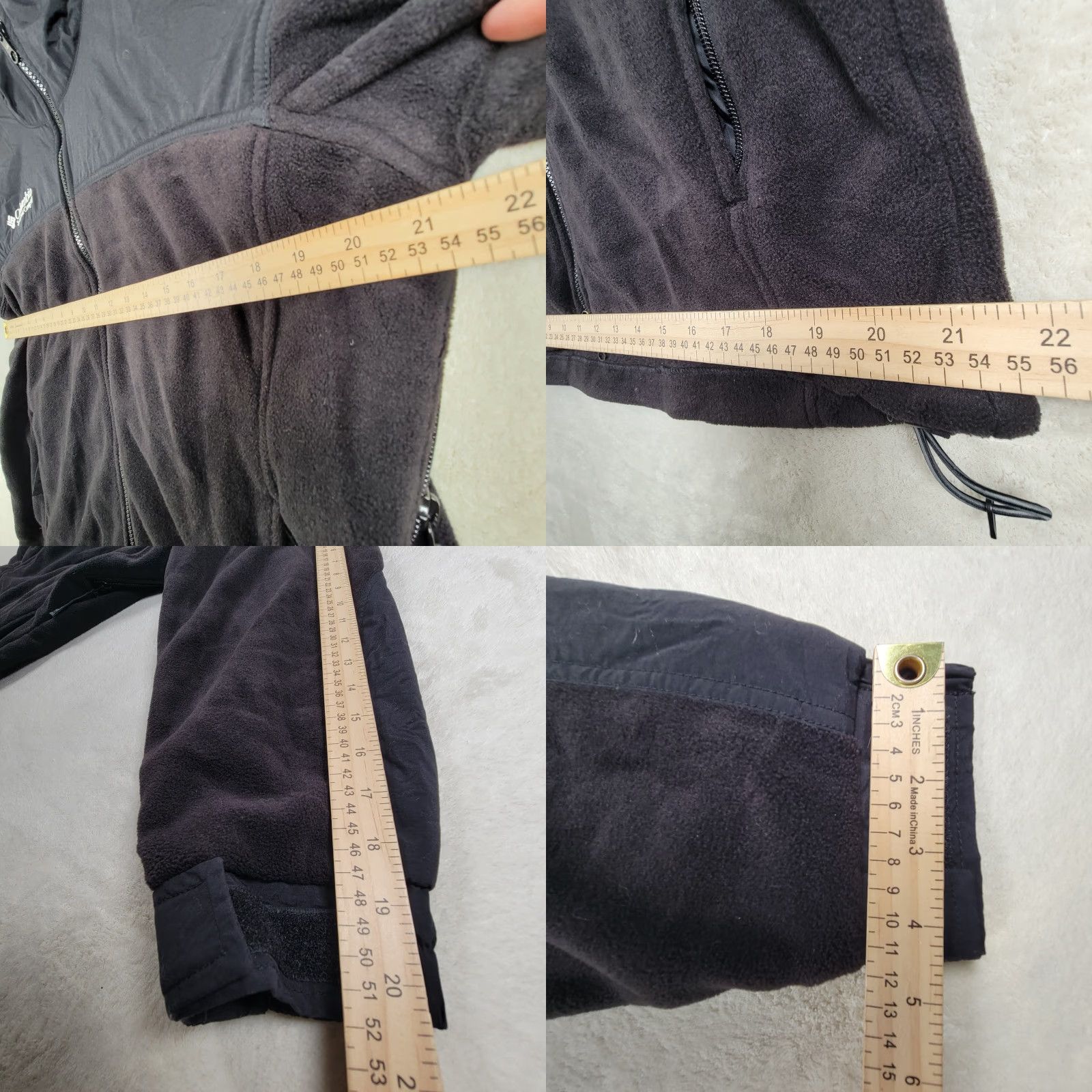 Vintage Columbia Jacket Womens Fleece Full Zip Size L Black Gray Updated N/A Size L / US 10 / IT 46 - 8 Thumbnail