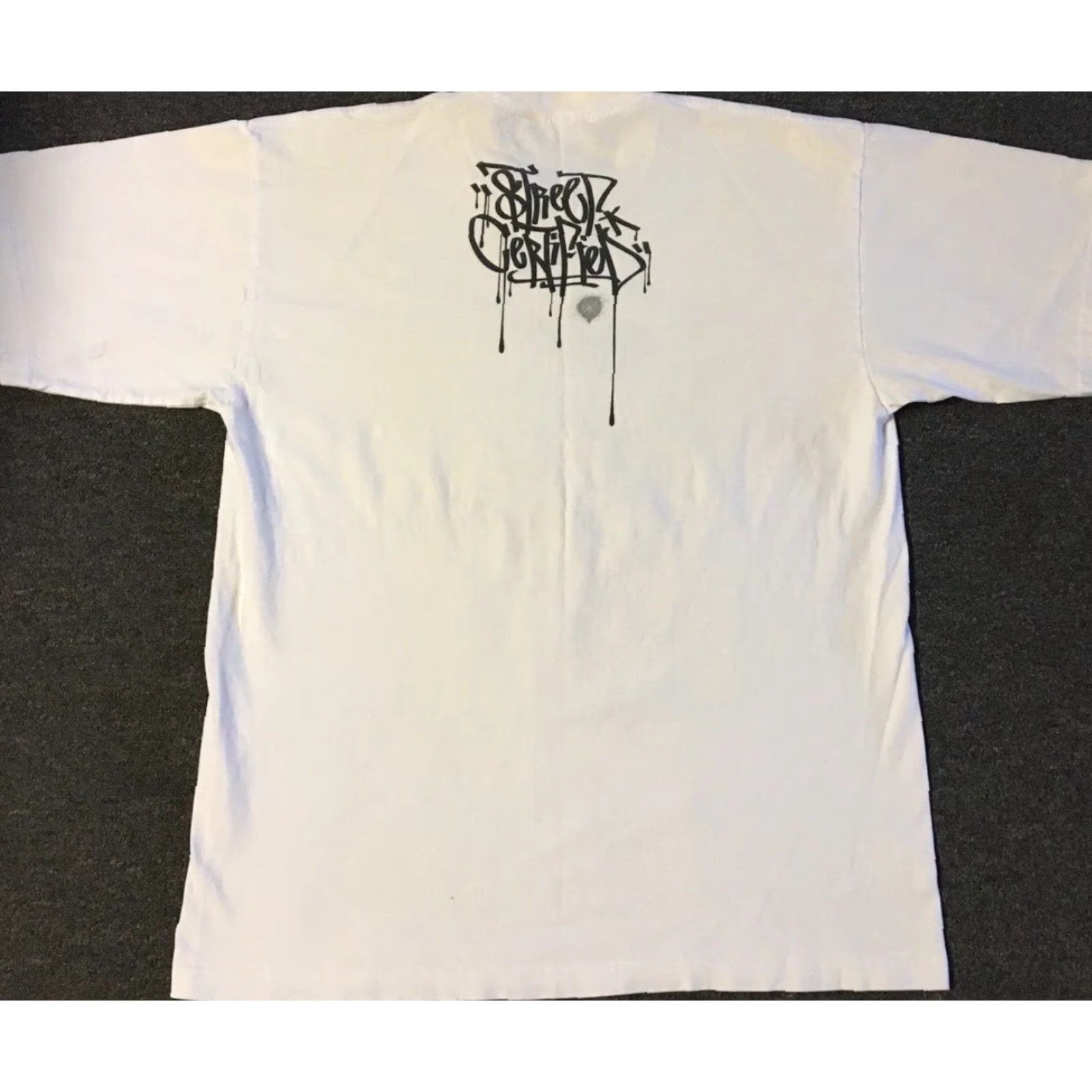Nike VINTAGE Just Hit It Faded Nike Parody Shirt XL White 80s 90s Grunge Humor Marijuana Drugs Ganja Stoner Weed 420 T-Shirt Mens Size US XL / EU 56 / 4 - 2 Thumbnail