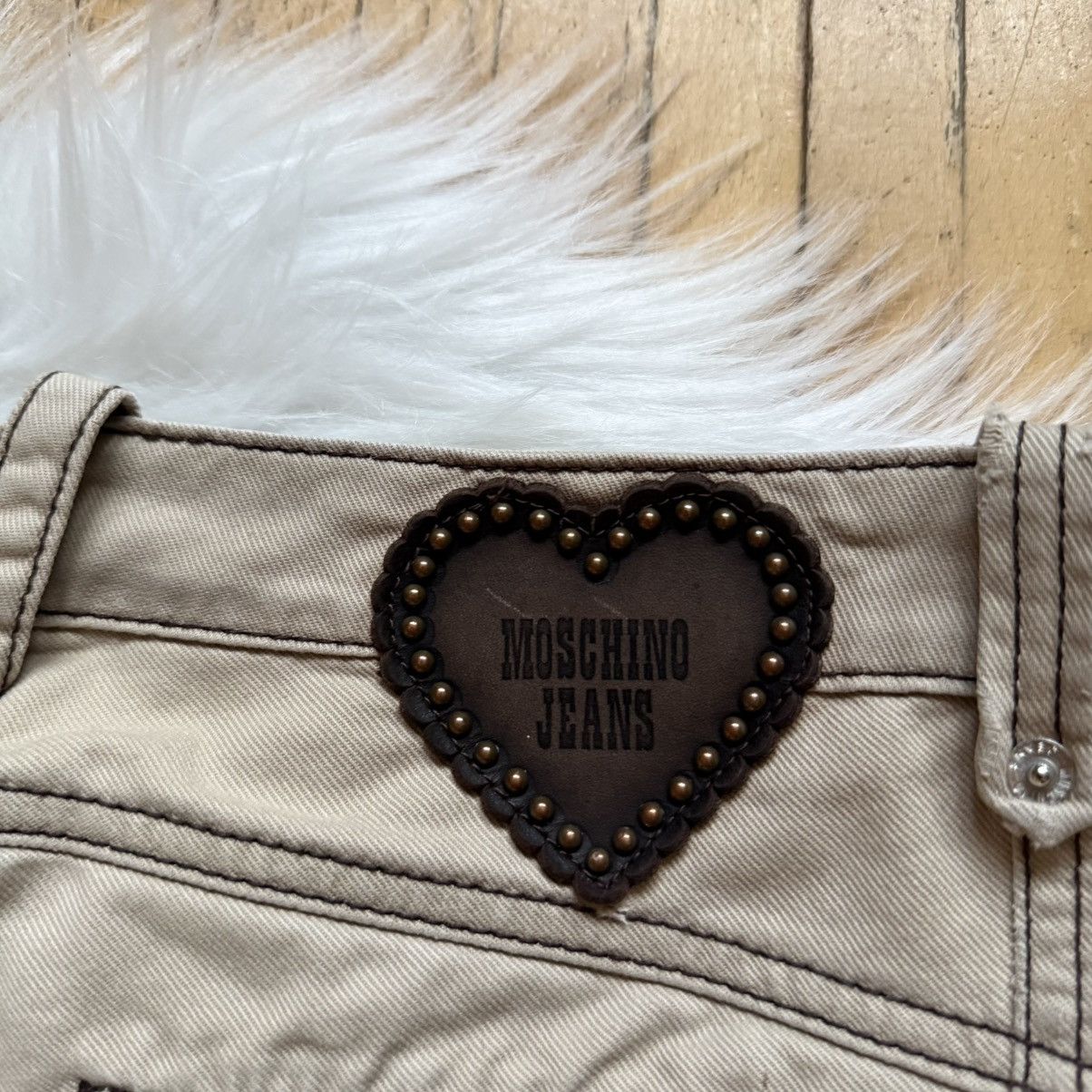 Moschino 📌 Crazy Moschino Vintage Jeans Donna Y2K Size 29" - 4 Thumbnail