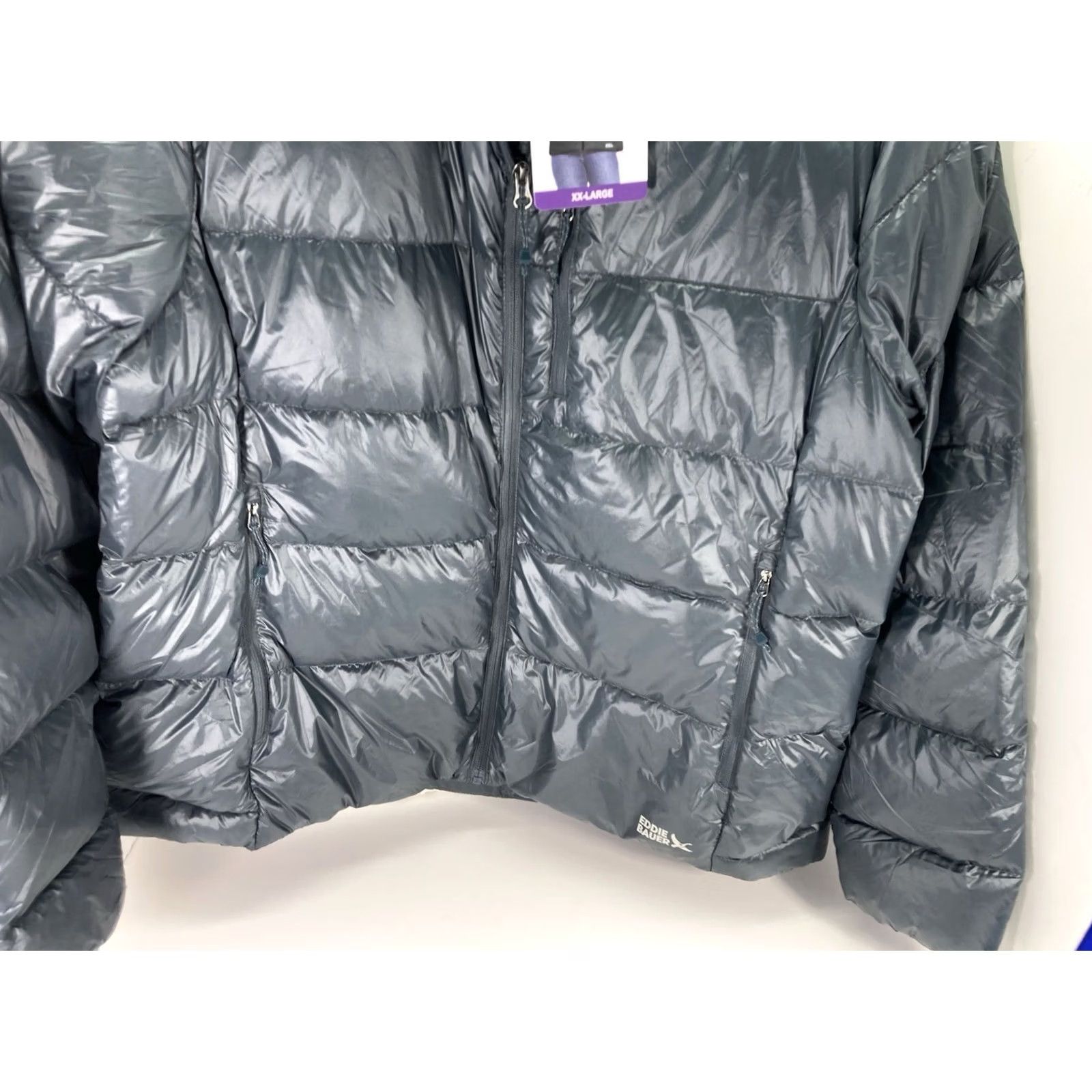 Eddie Bauer Eddie Bauer Down Puffer Jacket Coat Women 2XL Blue Packable Full Zip NWT Size XXL / US 16-18 / IT 52-54 - 3 Thumbnail