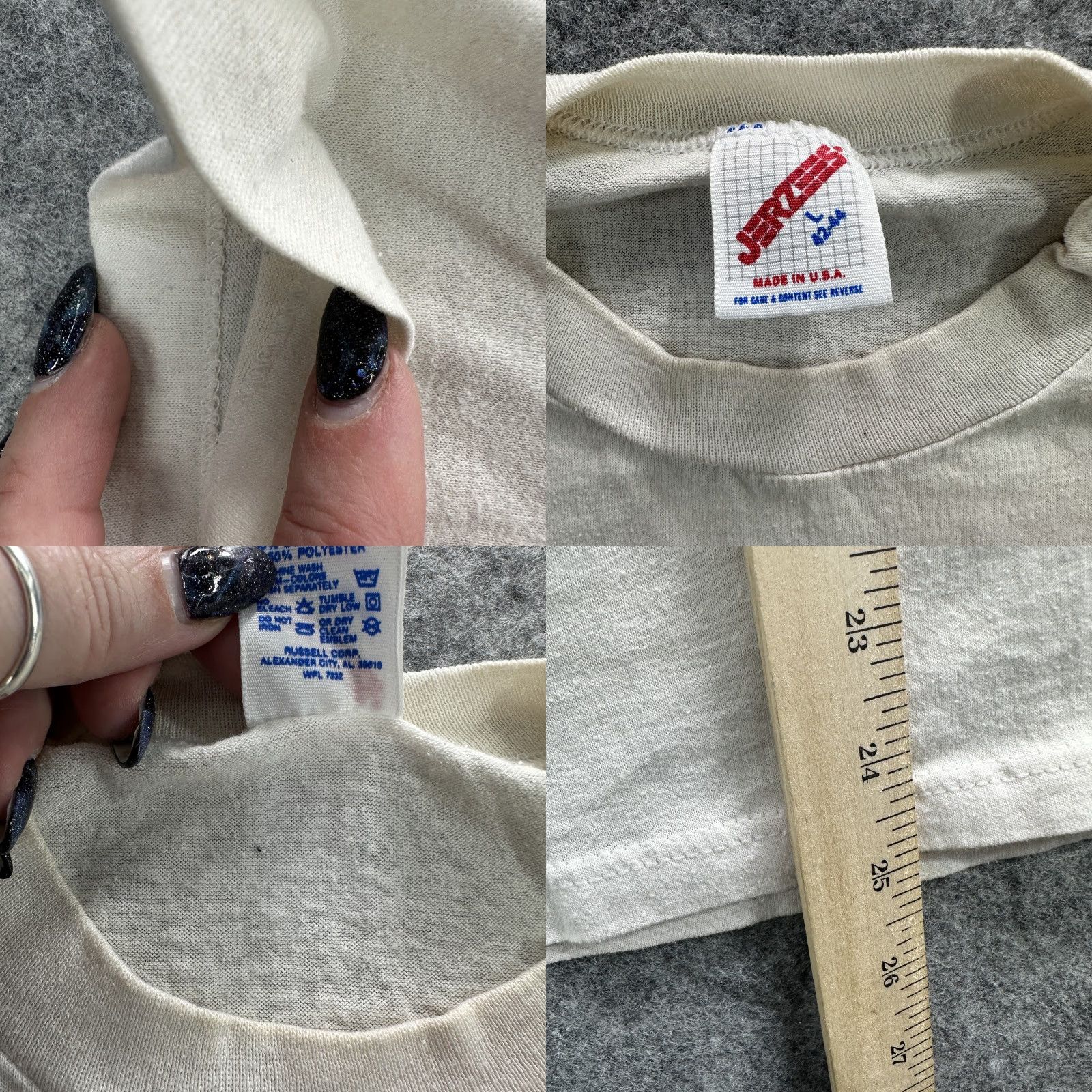 Jerzees VINTAGE Larry Murphy Shirt Mens Large Pocket Tee Home Improvement Promo 90s USA Size US L / EU 52-54 / 3 - 8 Thumbnail
