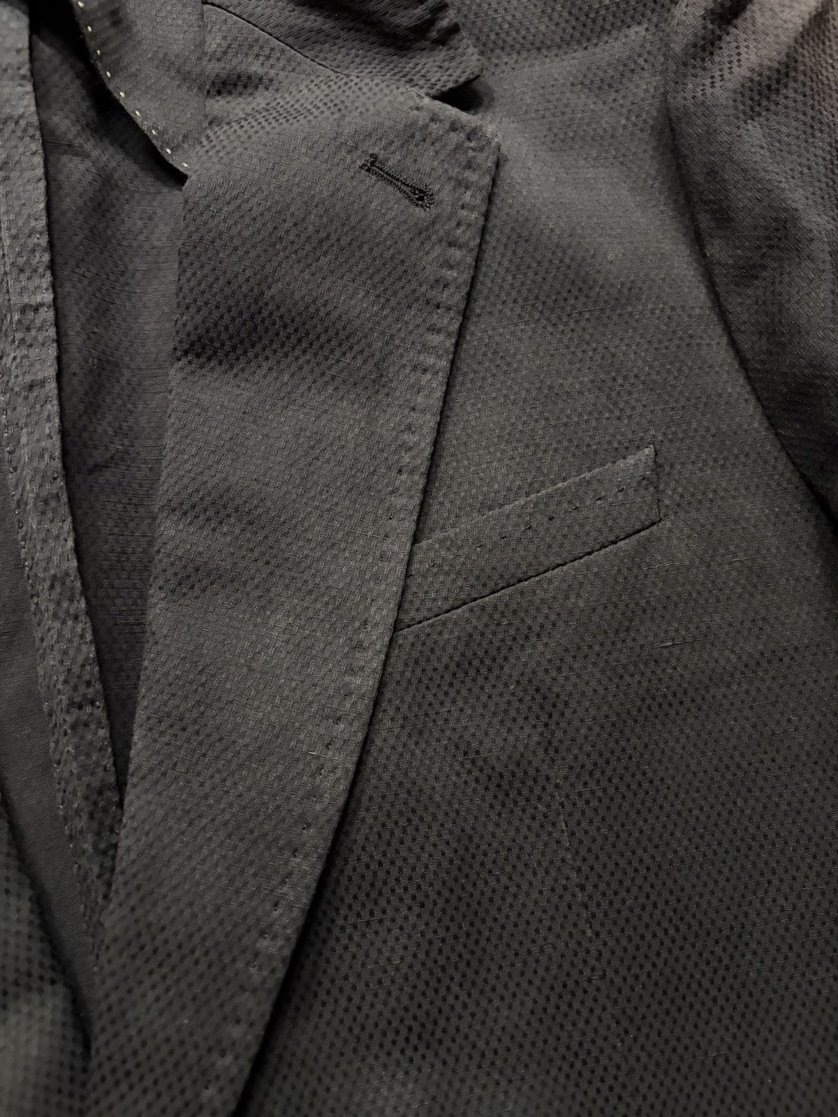 Dries Van Noten Dries Van Noten Cotton Linen Perforated Jacket Size US M / EU 48-50 / 2 - 3 Thumbnail